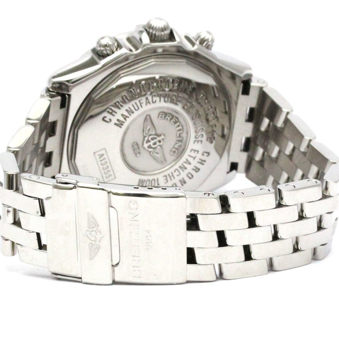 Breitling Crosswind Chronograph Steel Automatic Watch A13355 Polished