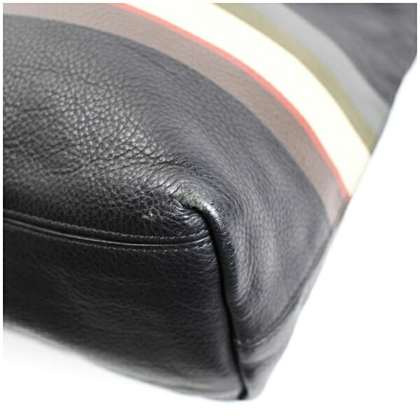 Coach Reversible Tote Bag In Black Leather (70502)