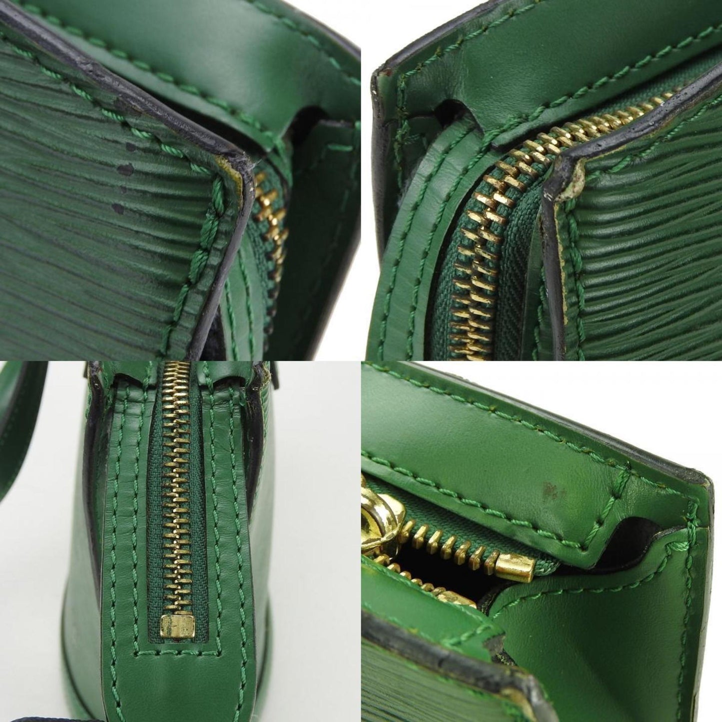 Louis Vuitton Handbag Saint Jacques M52274 Epi Leather Borneo Green