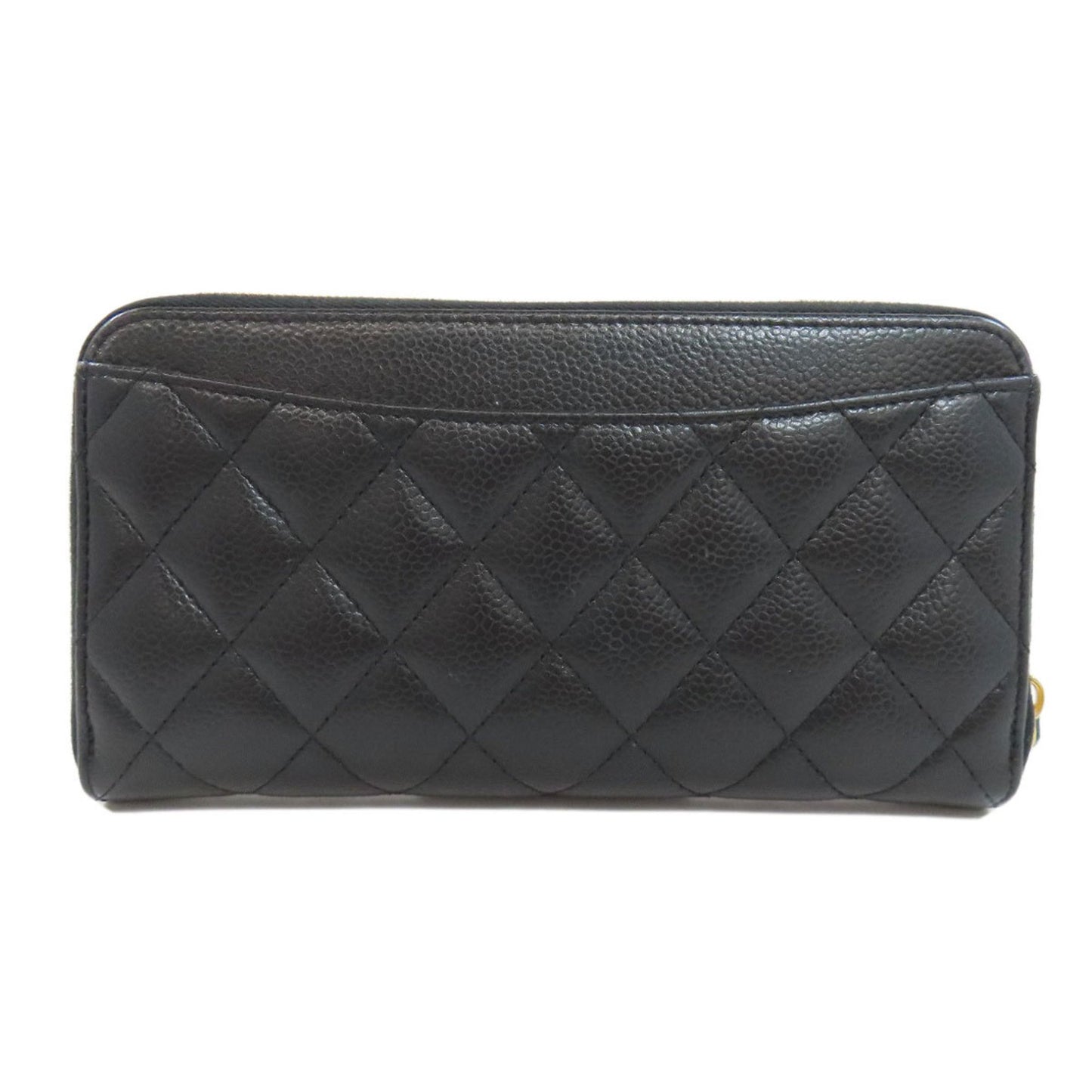 Chanel Matelasse Coco Mark Long Wallet Grained Calfskin