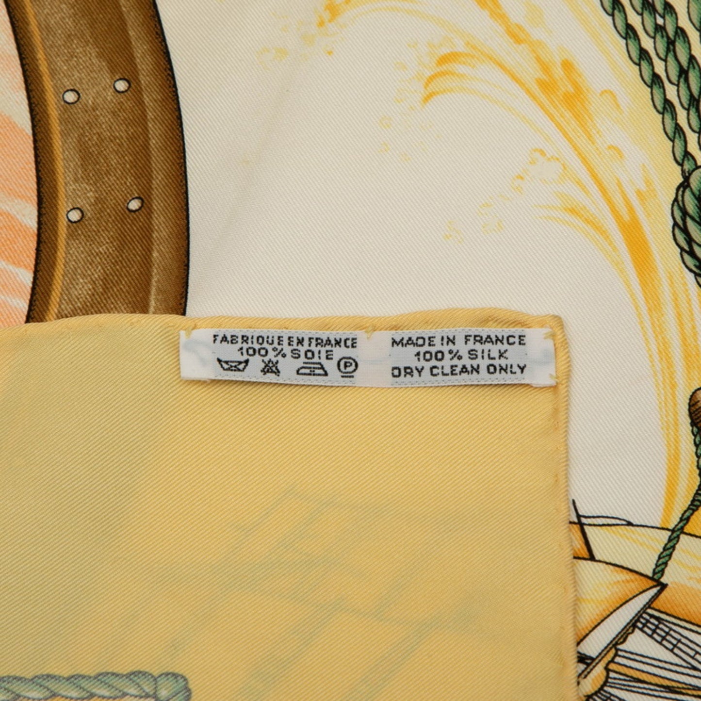 Hermes Herms Carr 90 "Vive Le Ven" (Wind Blow) Scarf