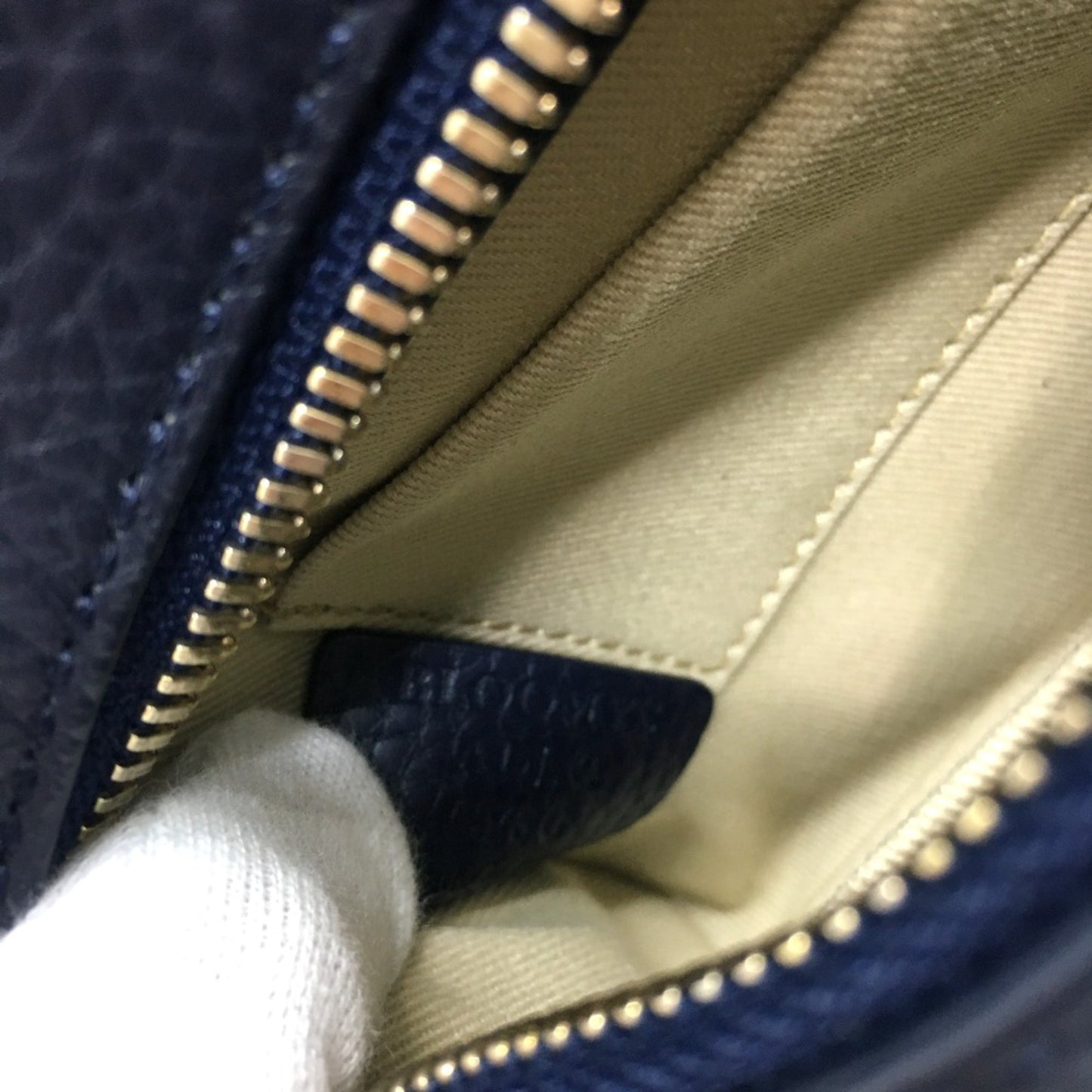 Barry Logo Bag 2Way Shoulder Bag Navy