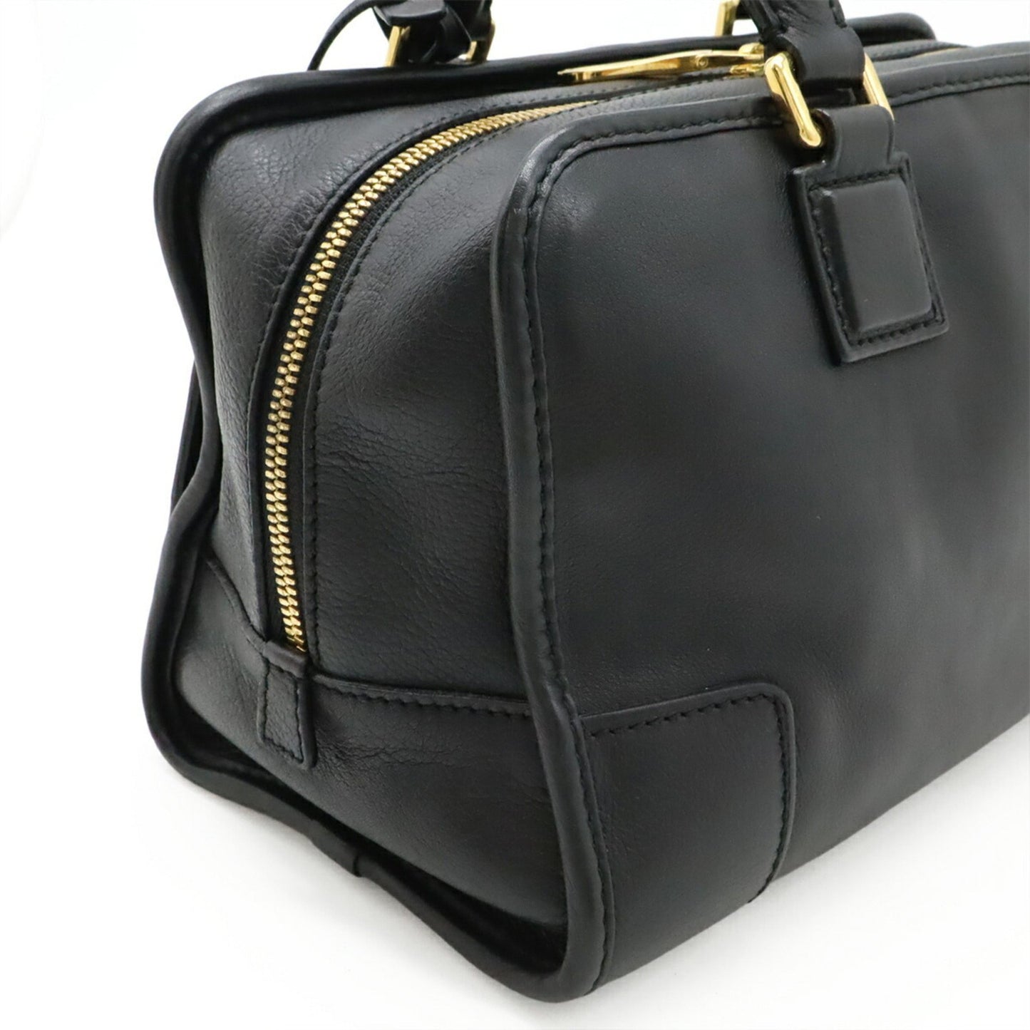 Loewe Amazona 28 Anagram Handbag In Black Leather
