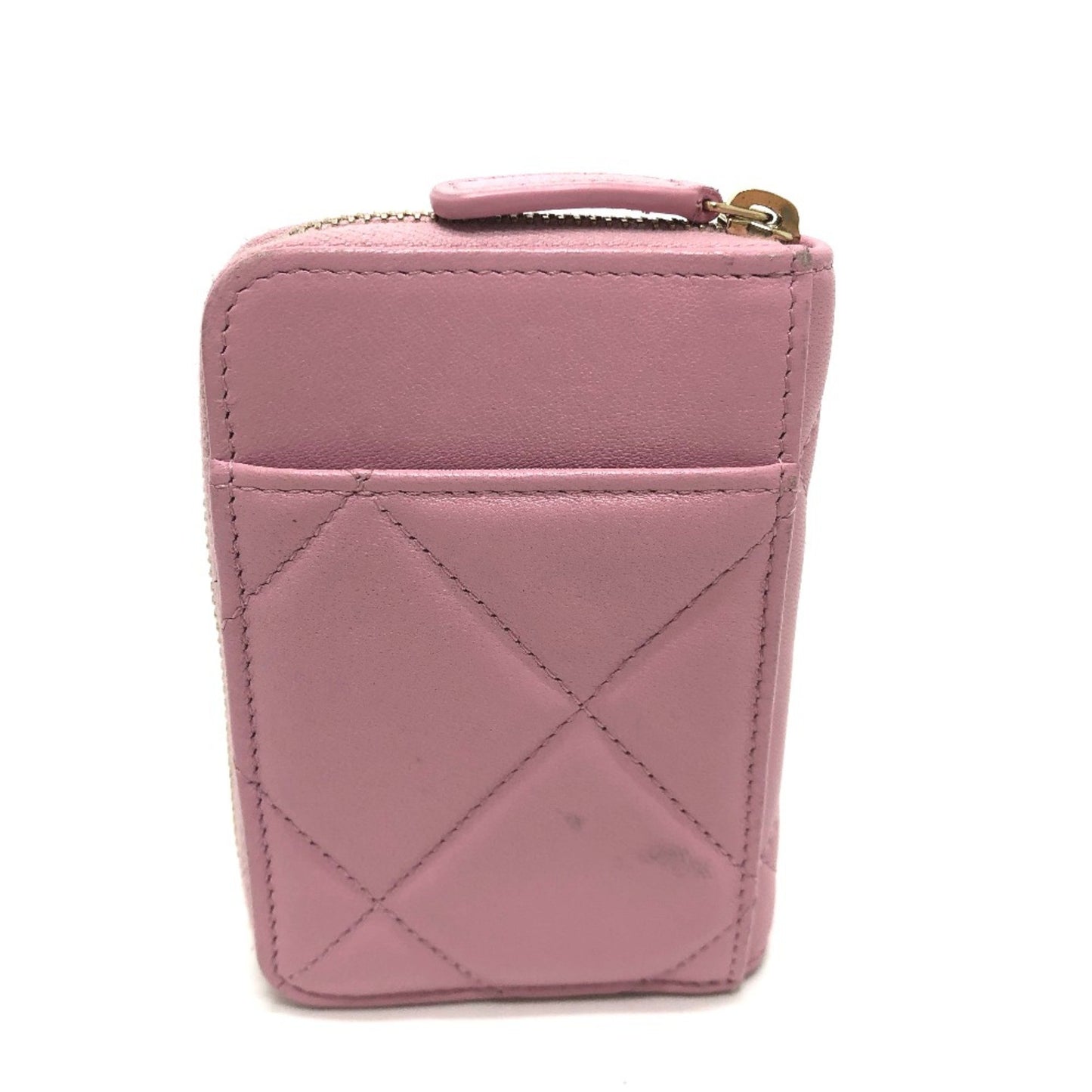 Chanel Cc Mark Cc Wallet/Wallet Coin Purse Pink Silvergoldhardware