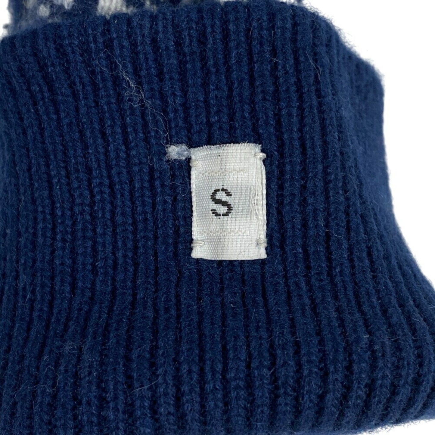 Hermes Hermes Gloves Jacquard H Navy