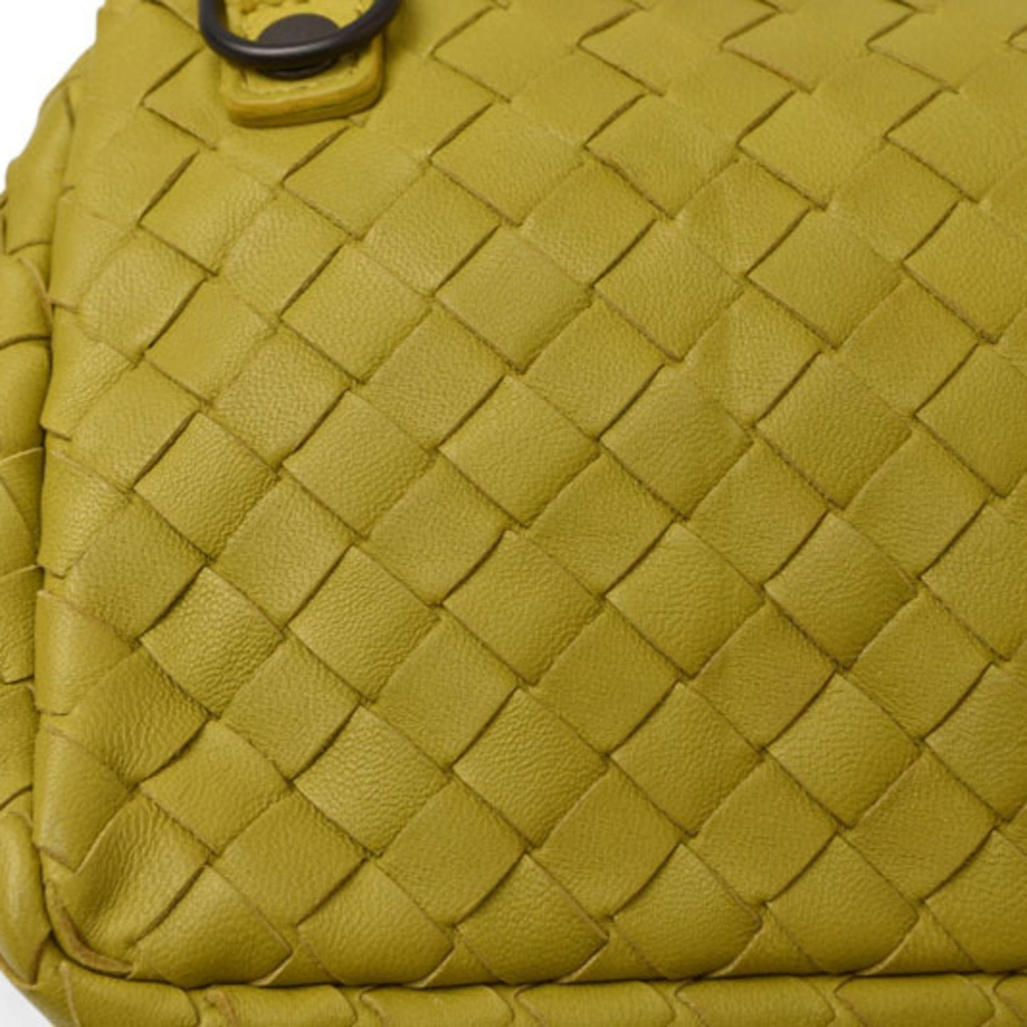 Bottega Veneta 2-Way Shoulder Bag/Clutch Bag In Mustard