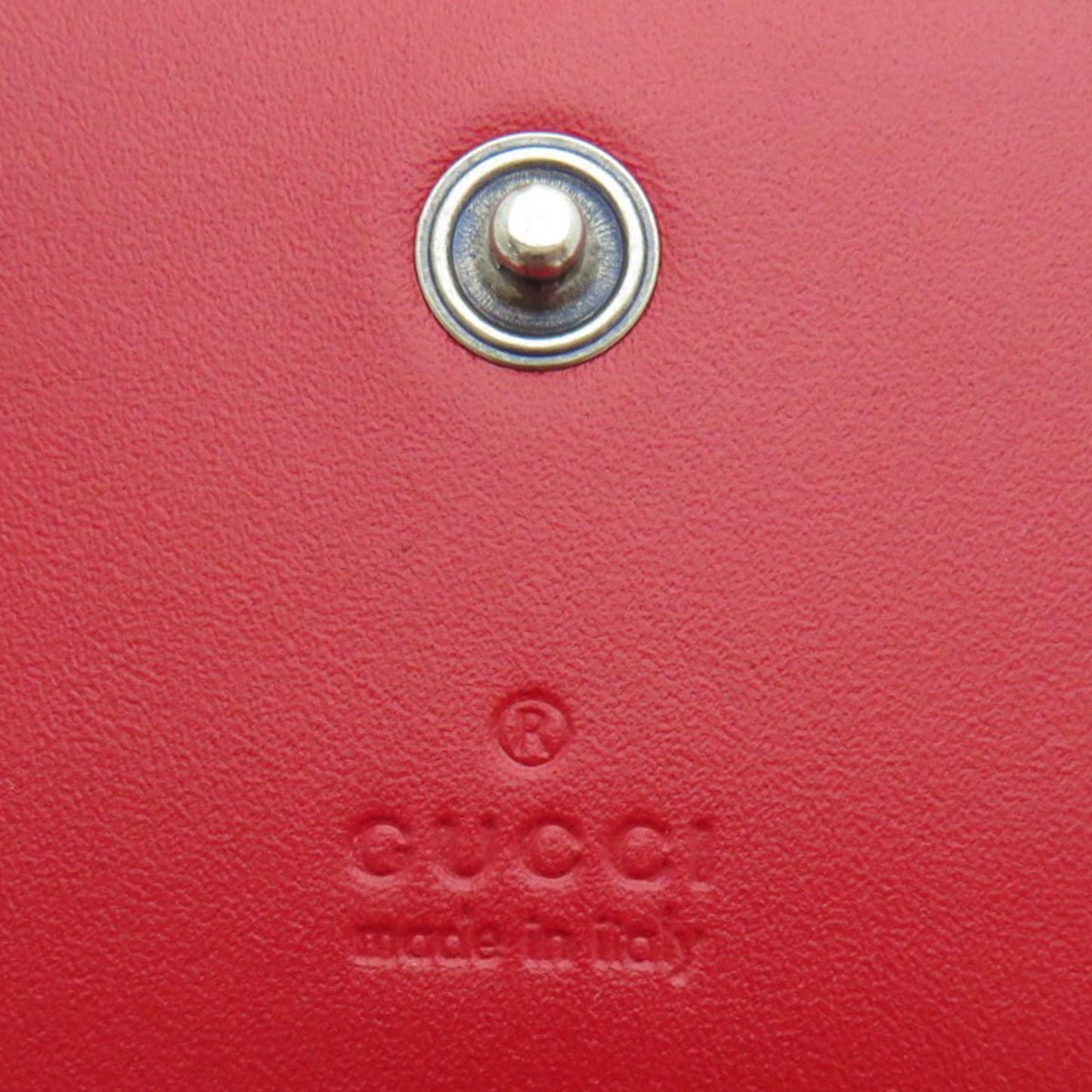 Gucci 465859 Chinese New Year Bi-Fold Wallet Calfskin