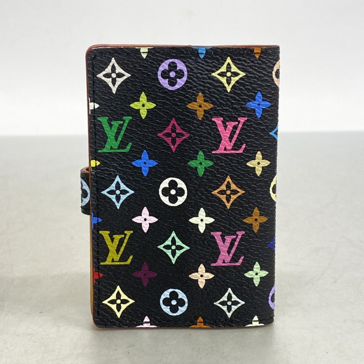 Louis Vuitton Monogram Multicolore Carne De Val Agenda Mini Planner Cover M92652 Noir