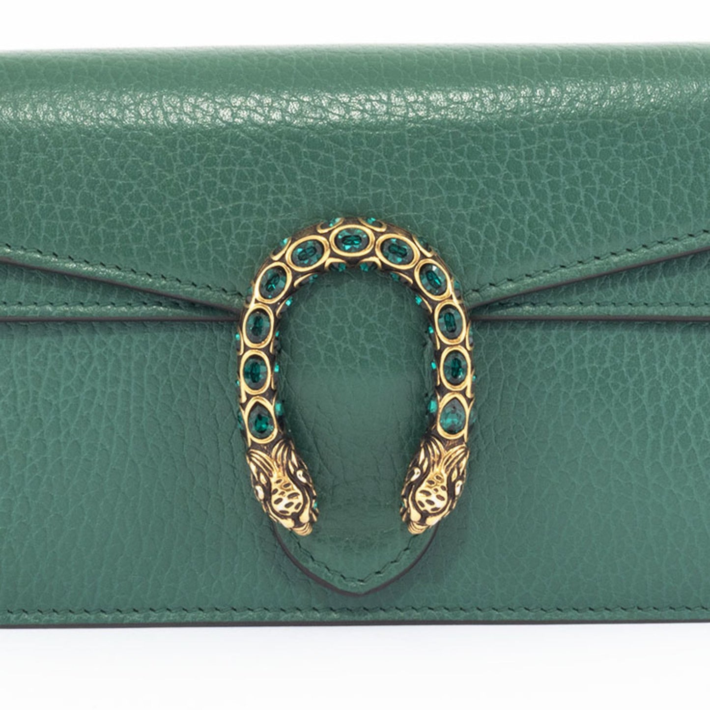 Gucci Dionysus Super Shoulder Bag 476432 Leather Green