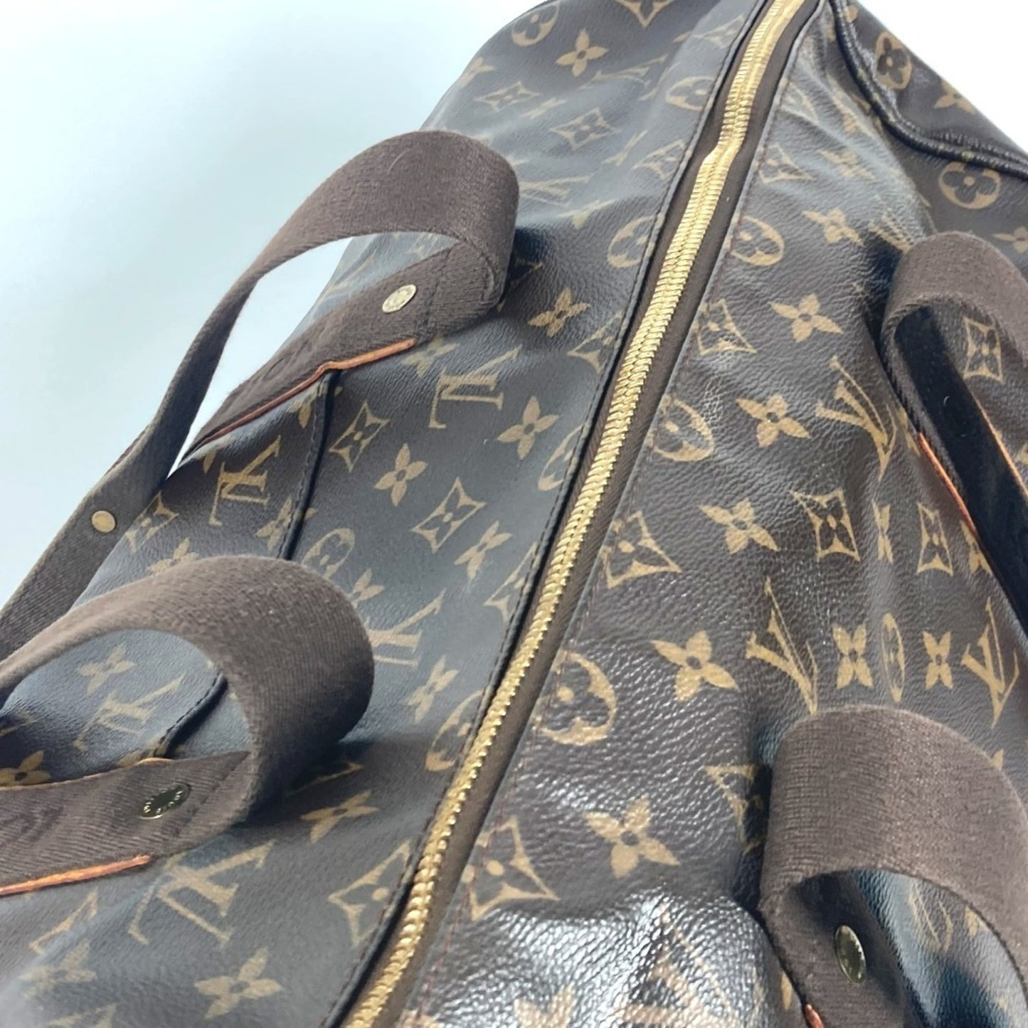Louis Vuitton M97036 Monogram Sporty Bobur Sports Bag Shoulder Handbag Boston Canvas
