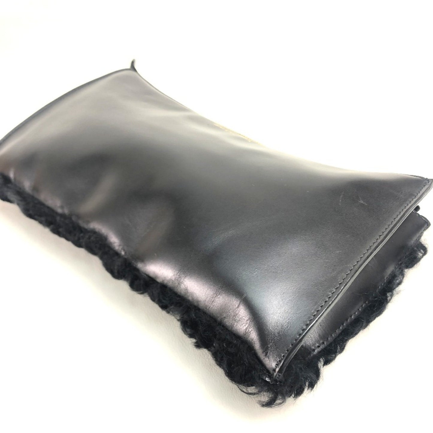 Balenciaga 347238 Bag Cluch Bag Clutch Bag Black White