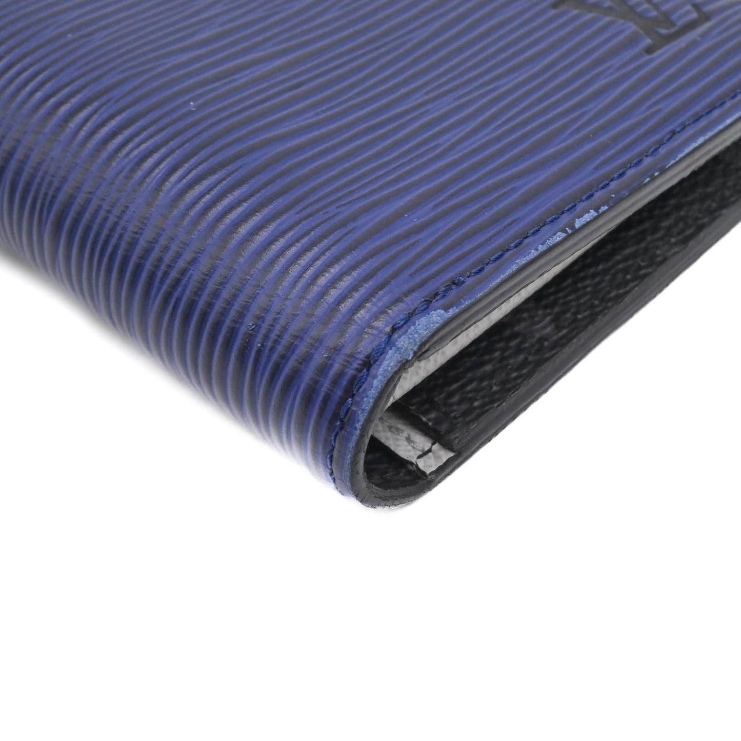 Louis Vuitton Louis Vuitton Portefeuille Brazza Epi Leather Long Wallet Blue White M81371 Ic Chip