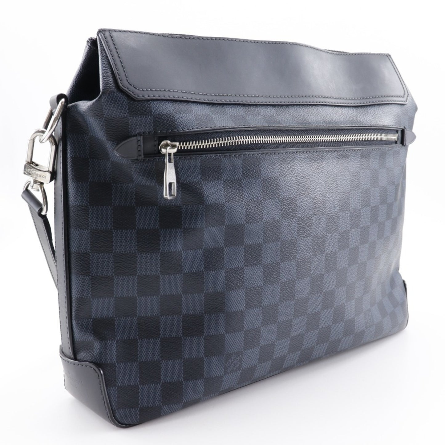 Louis Vuitton Louis Vuitton Greenwich Shoulder Bag N41348 X Damier Cobalt 2014 Black/Navy
