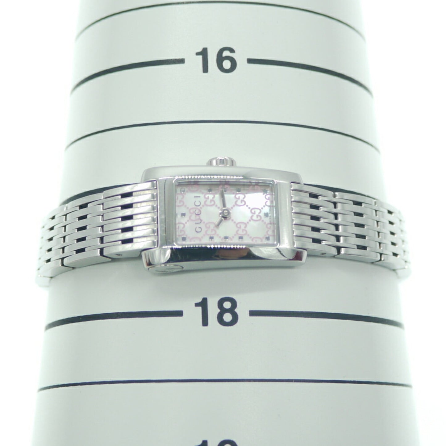 Gucci Gucci G Metro Square Quartz Pink Shell Dial
