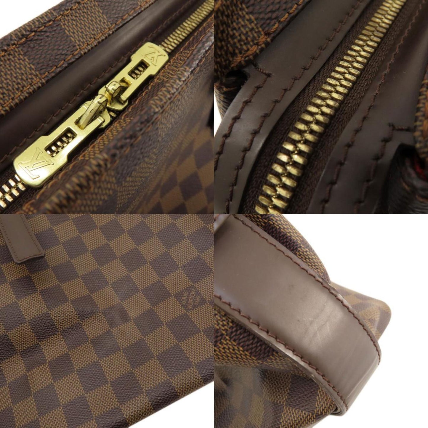 Louis Vuitton N51119 Chelsea Damier Ebene Tote Bag Canvas