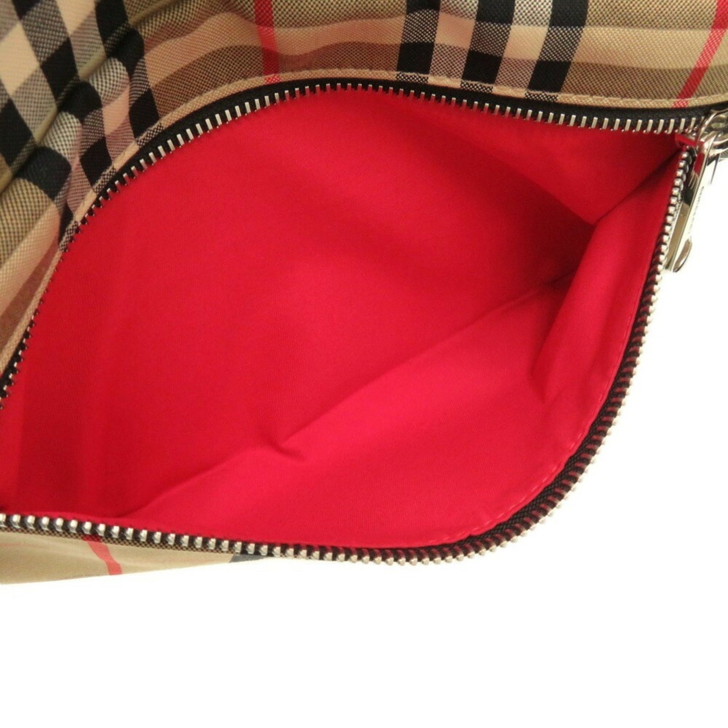 Like New Burberry 8010430 Cotton Polyester Beige Waist Bag 1427Burberry