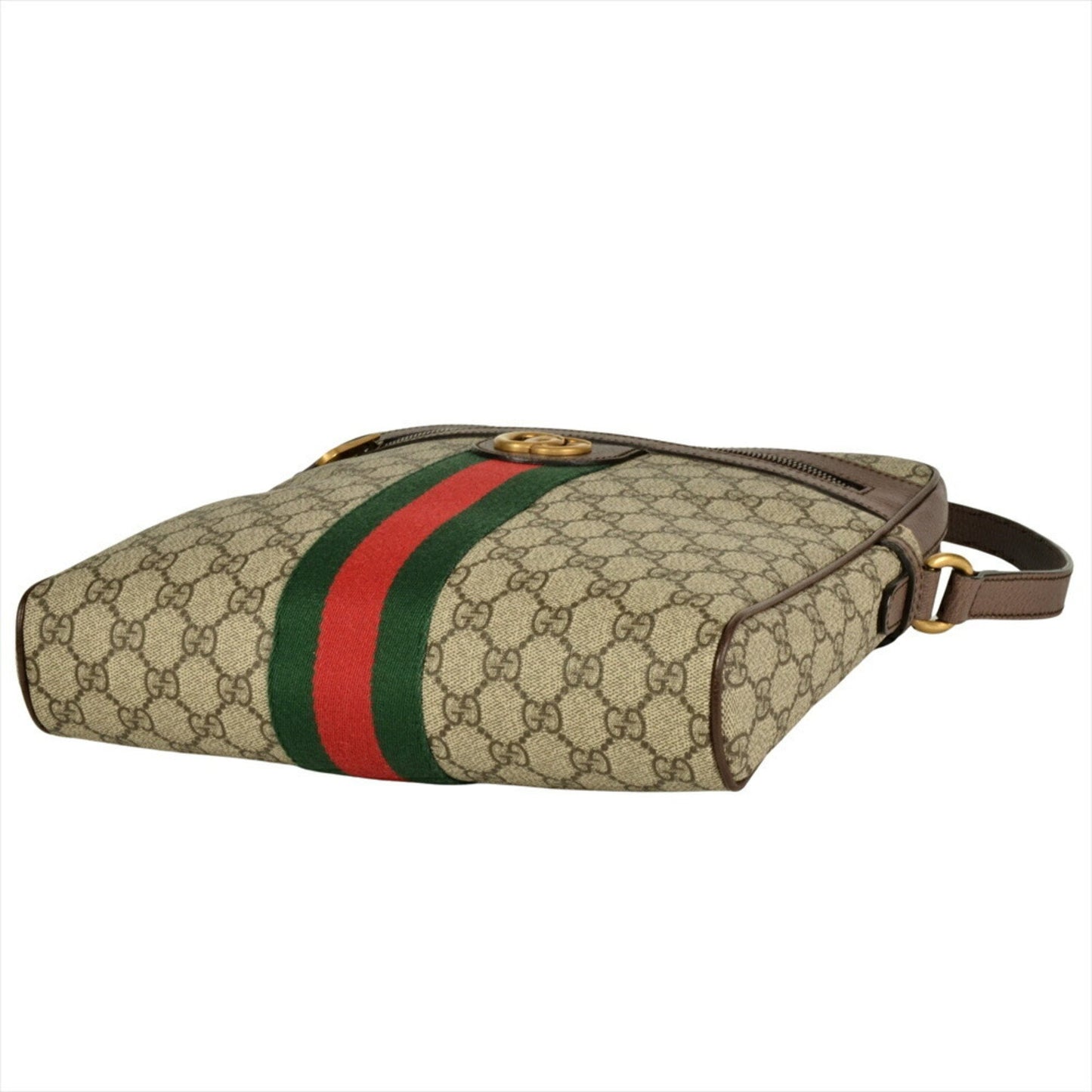 Gucci Ophidia Shoulder Bag Gg Supreme Canvas 547934 Brown
