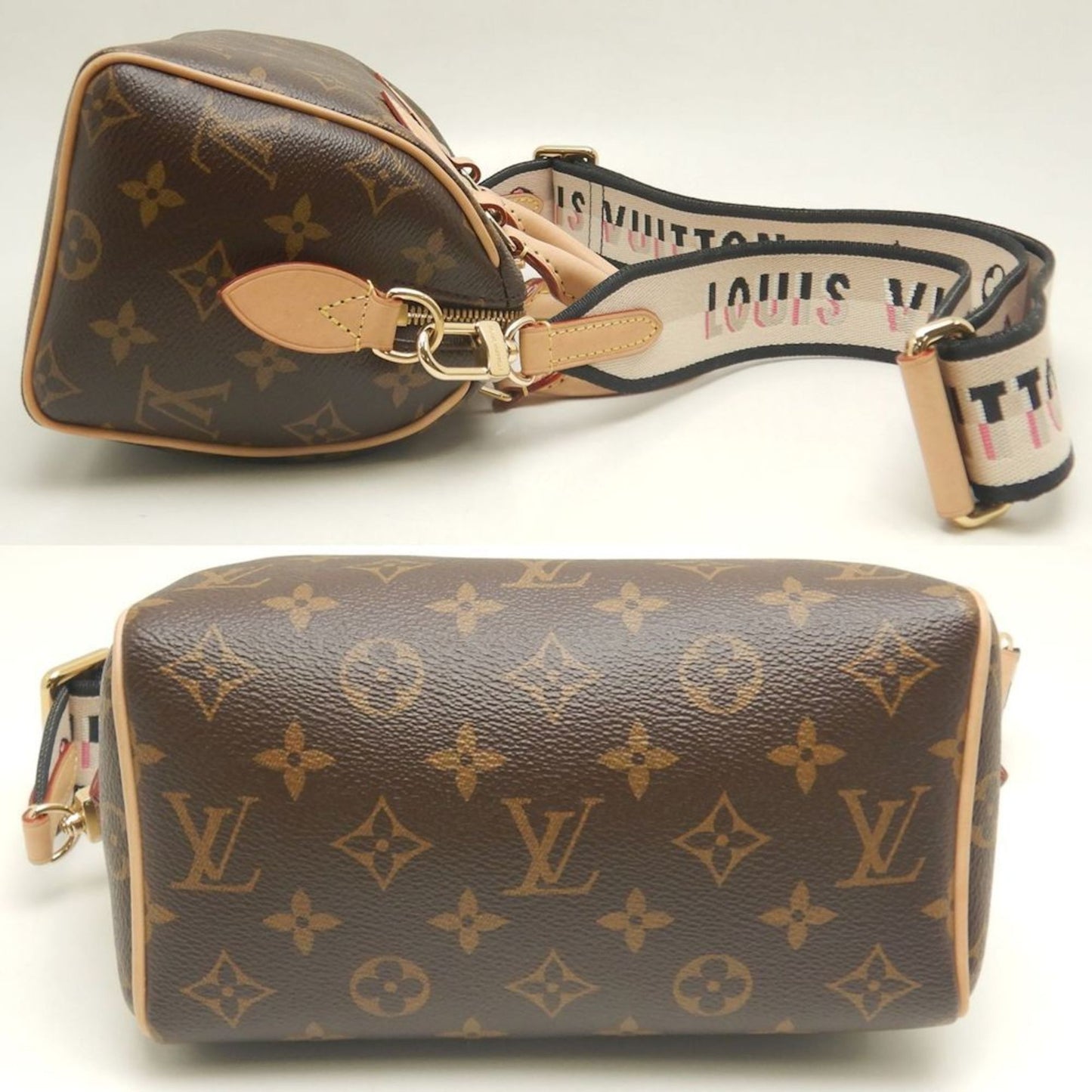 Louis Vuitton Louis Vuitton Monogram Speedy Bandouliere 20 M46234 Handbag Noir 253025