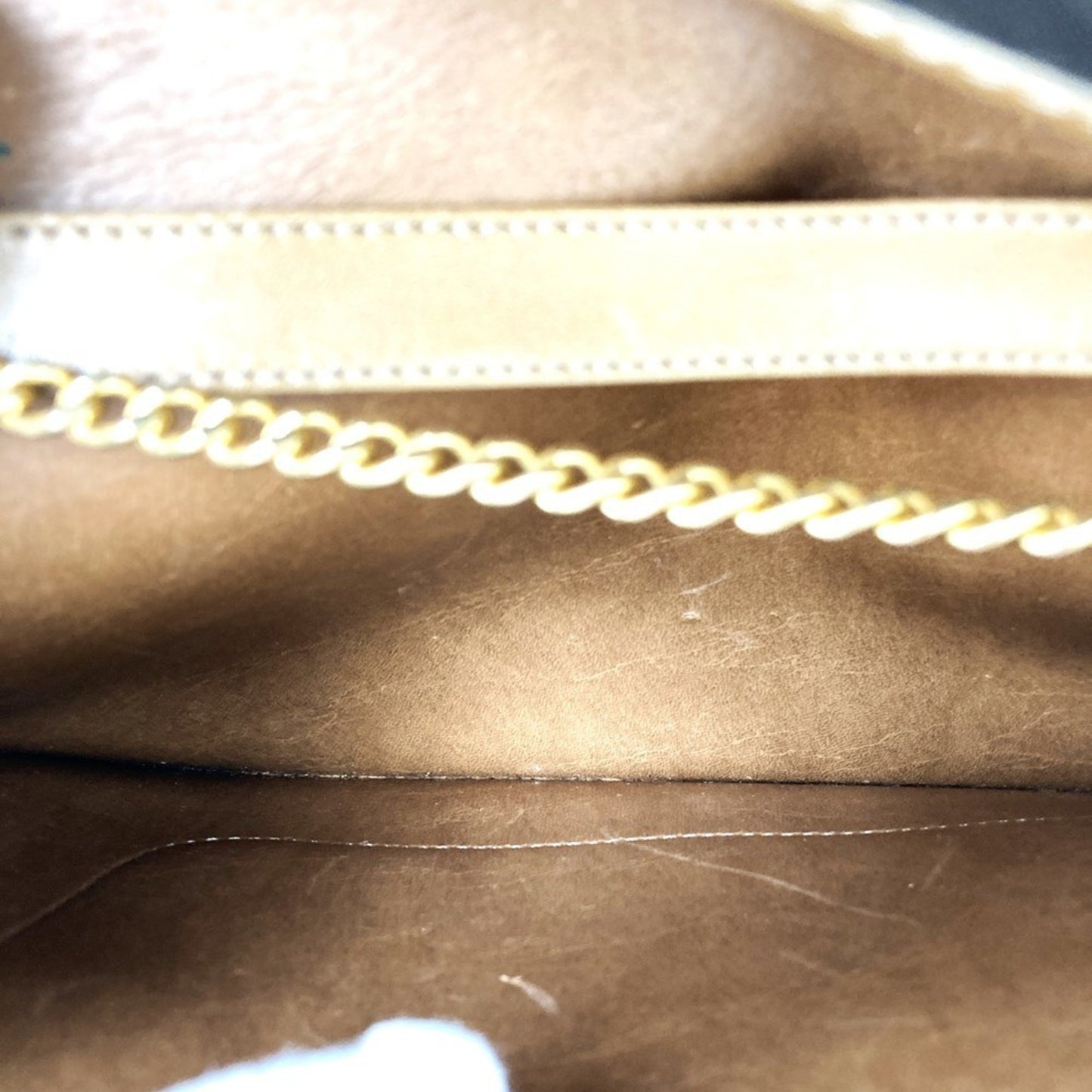Christian Dior Dior Christian Honeycomb Shoulder Bag Black Brown Leather