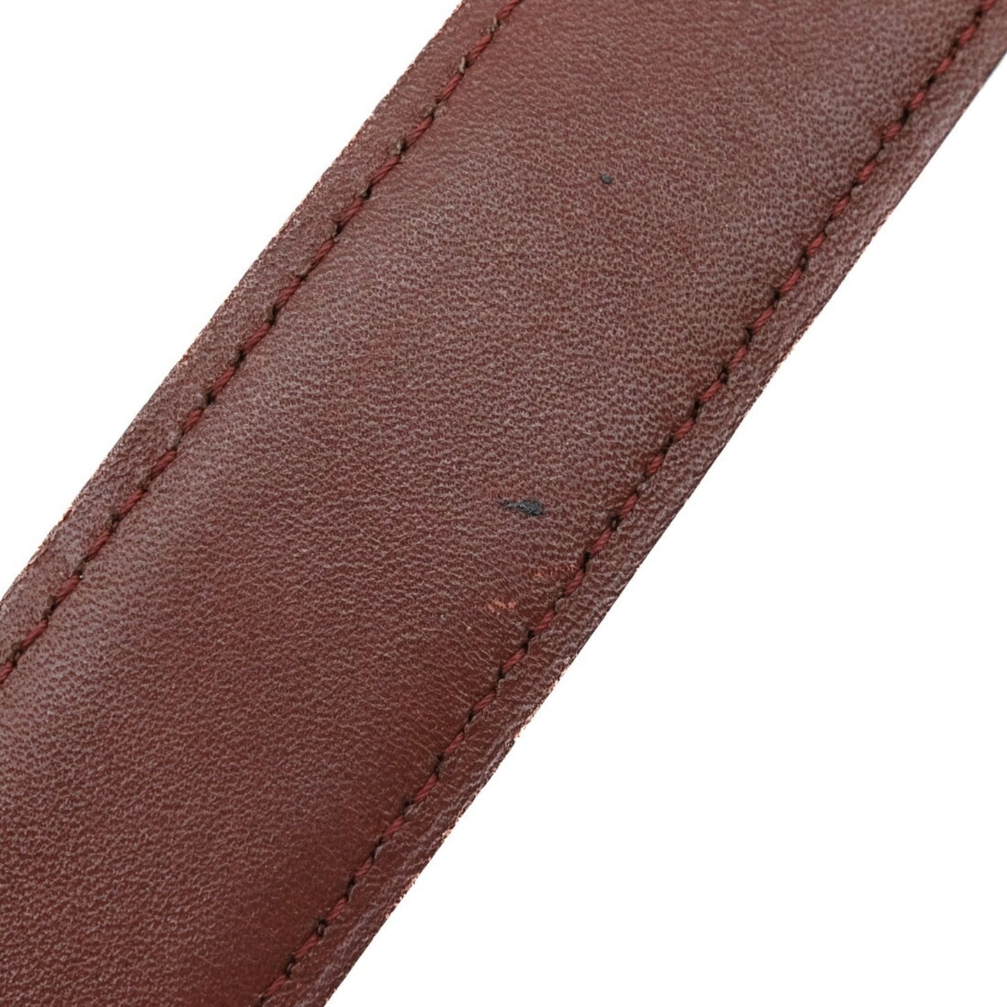 Cartier Belt Santos Bordeaux Red