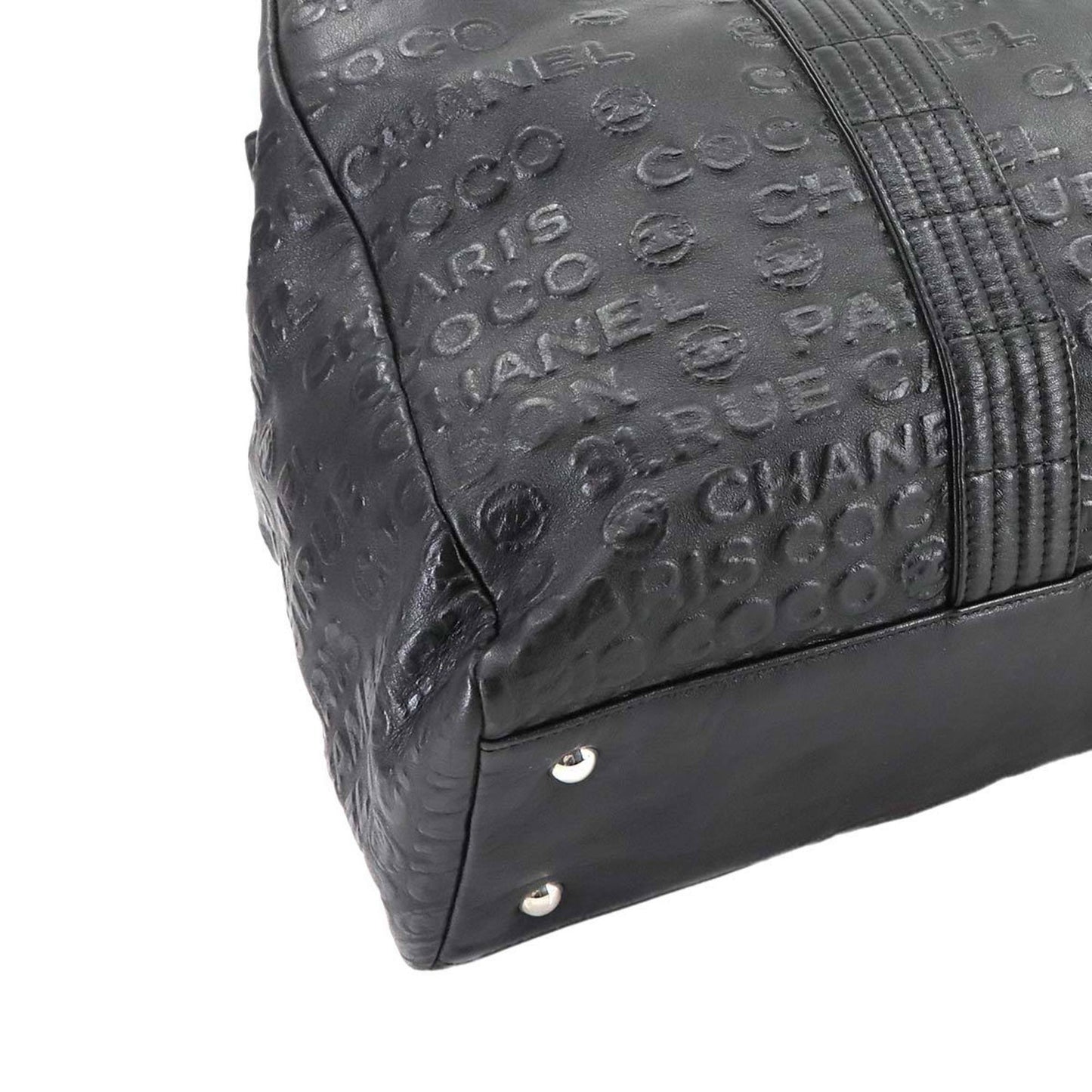 Chanel Unlimited Tote Bag In Black Leather