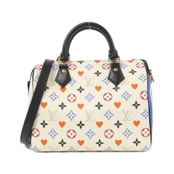 Louis Vuitton Game On Monogram Speedy Bandouliere 25Cm Boston Bag M57466