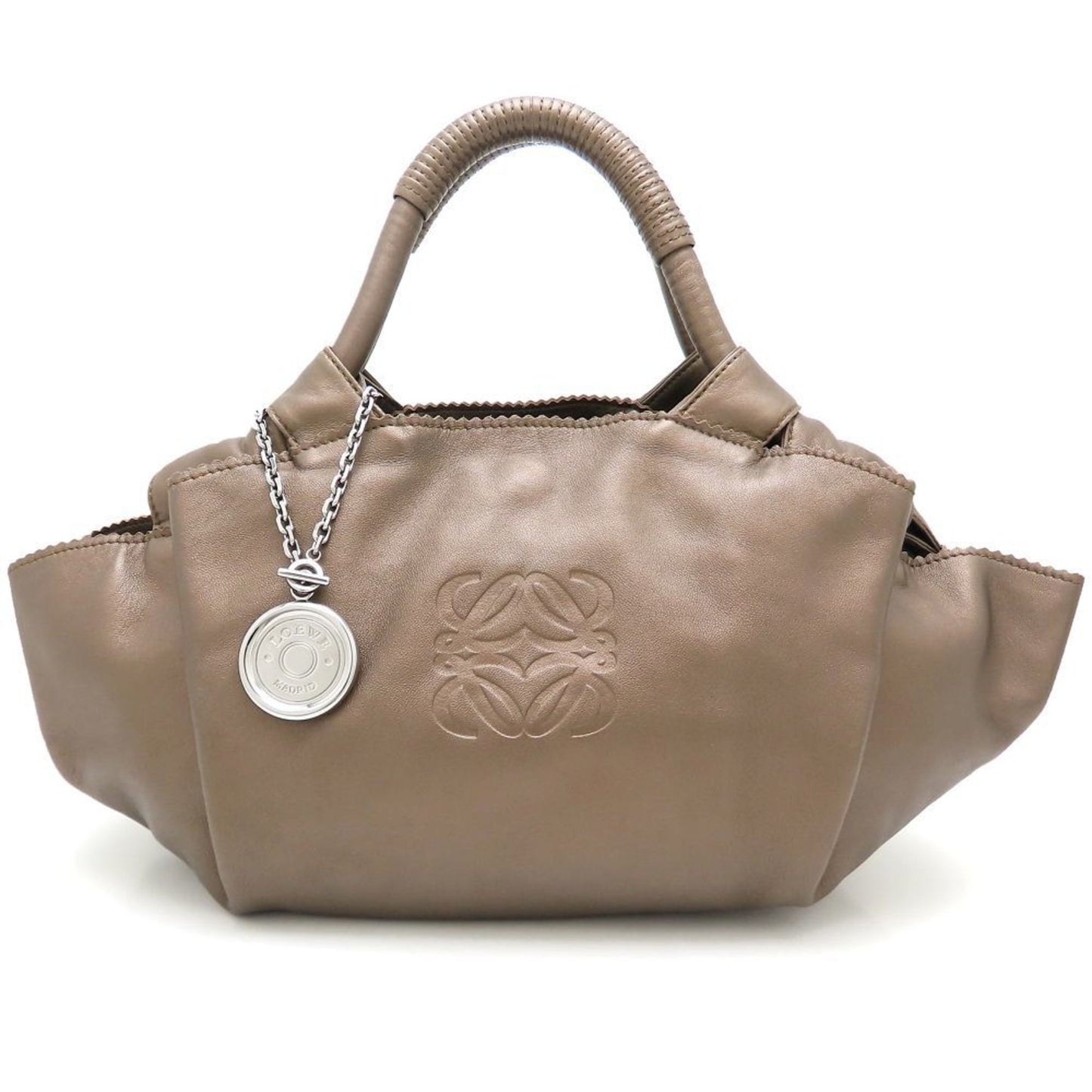Loewe Nappa Aire 315.85.B52 Handbag Leather Bronze 352513