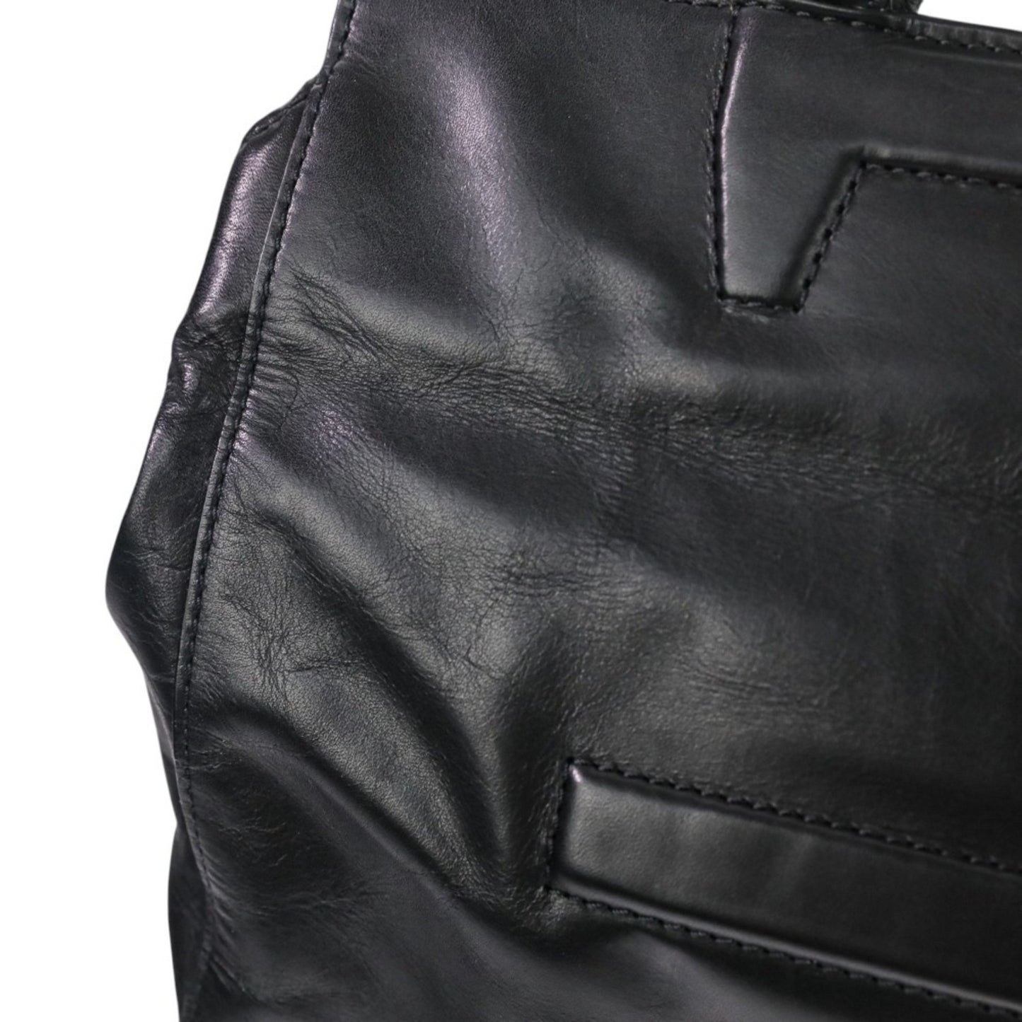 Alexander Wang Leather 2-Way Tote Bag/Clutch Bag In Black