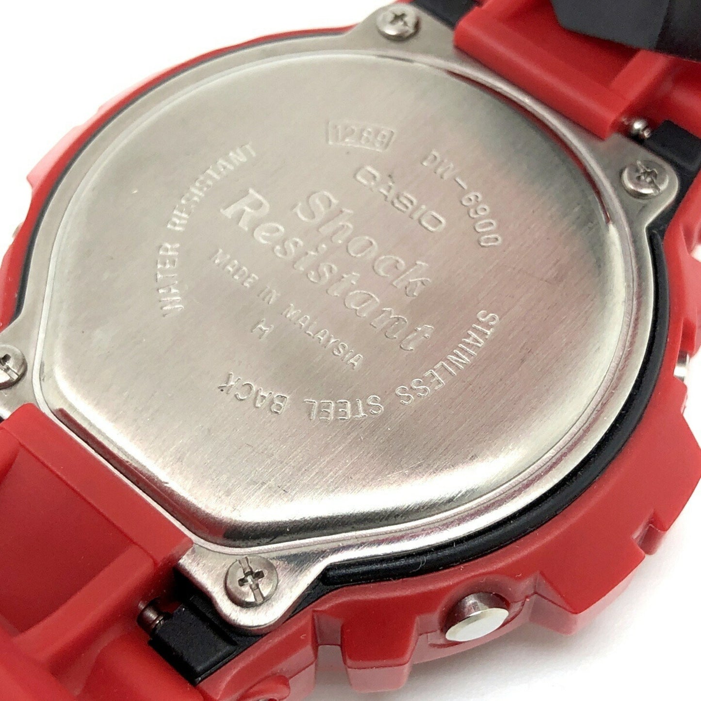 G-Shock Casio Watch Dw-6900H-4 Foxfire Thrasher Model Red Released March 1995 Mikunigaoka Store