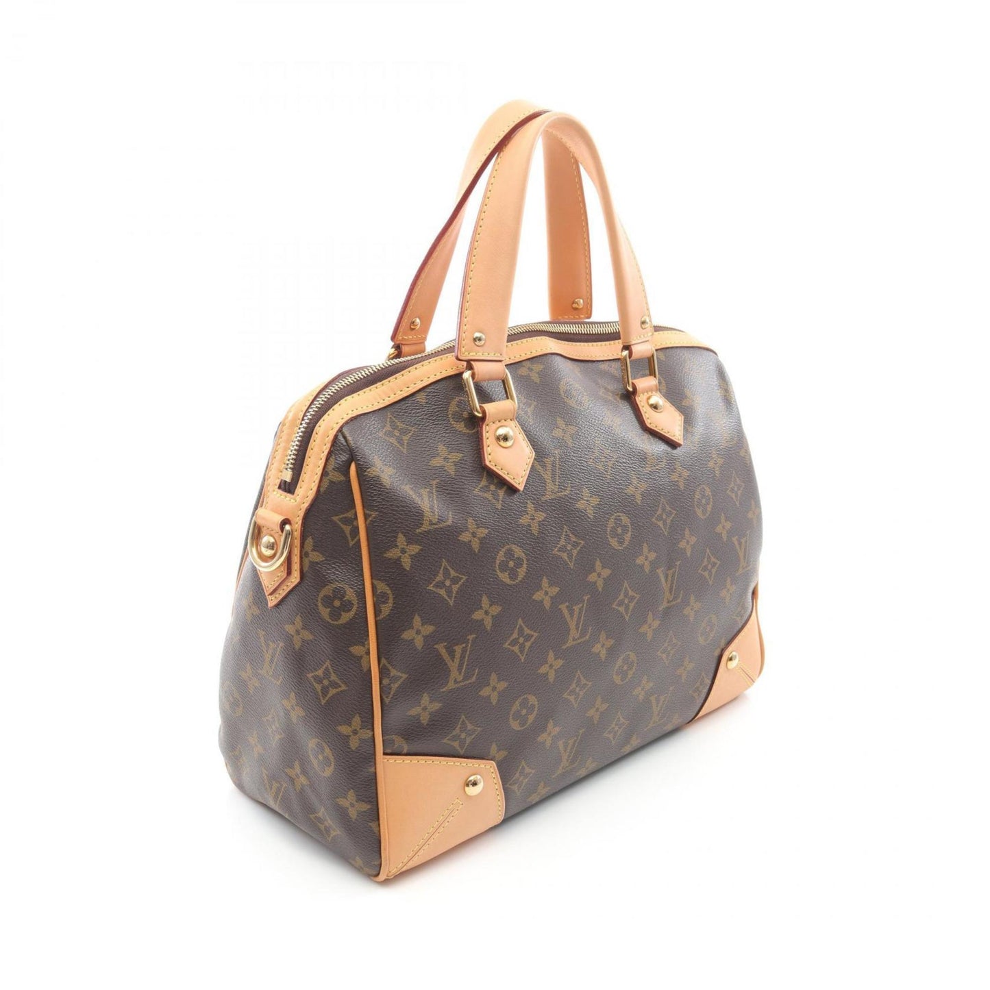 Louis Vuitton Retiro Pm Handbag Coated Canvas Leather Monogram