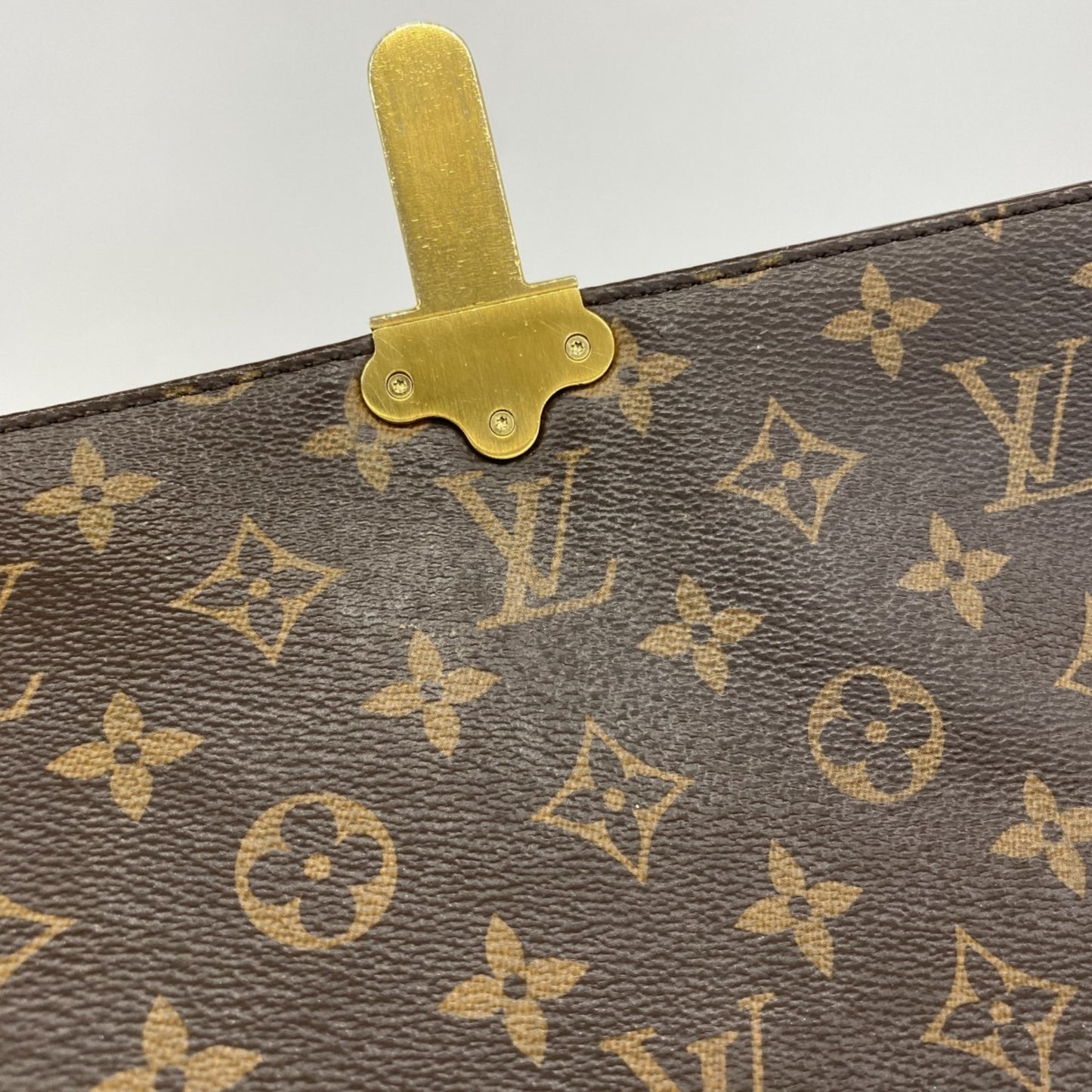 Louis Vuitton Monogram Vernis Cherrywood Pm Handbag M53355 Brown Rose Ballerine 2-Way Bag