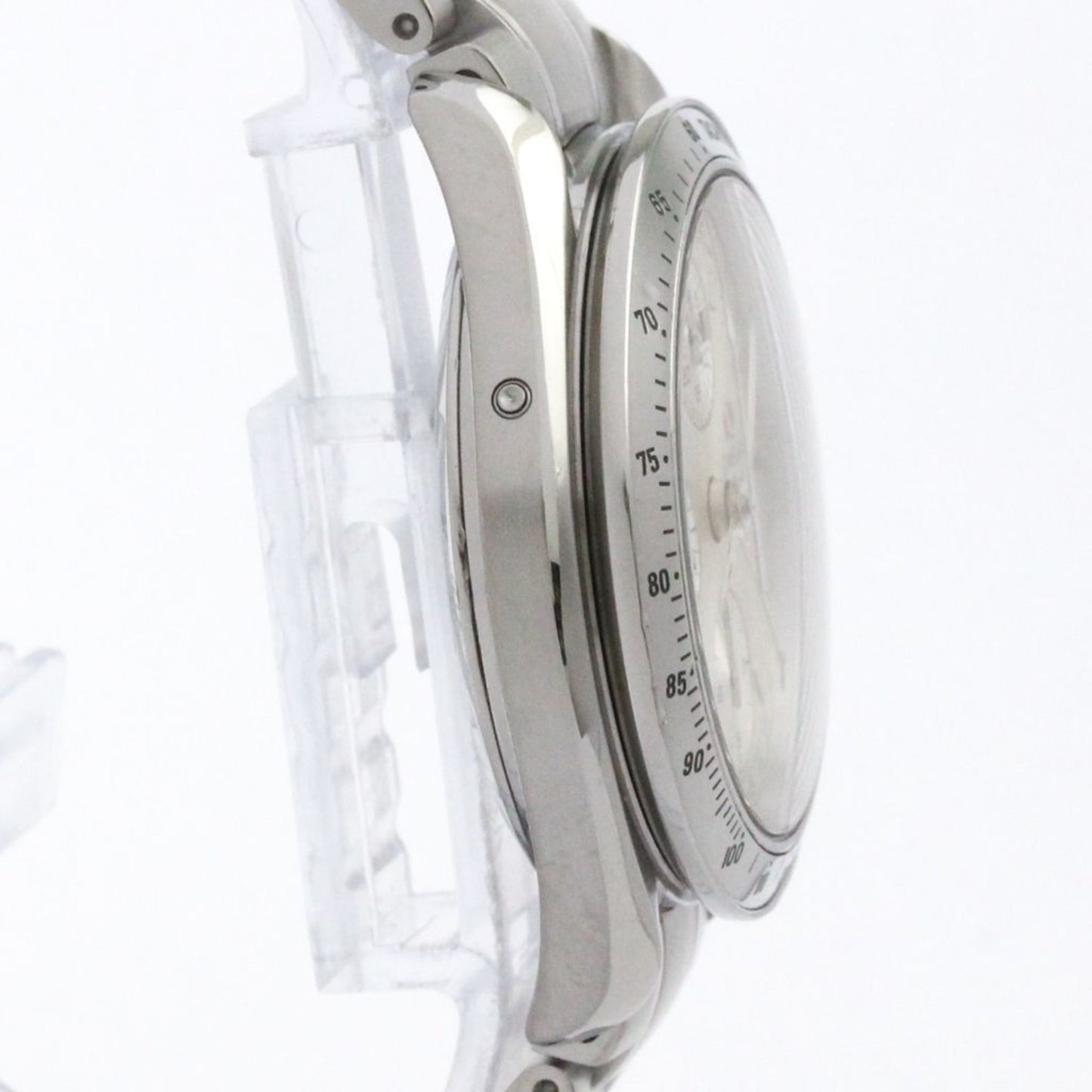 Omega Speedmaster Triple Date Steel Automatic Watch 3523.30 Polished