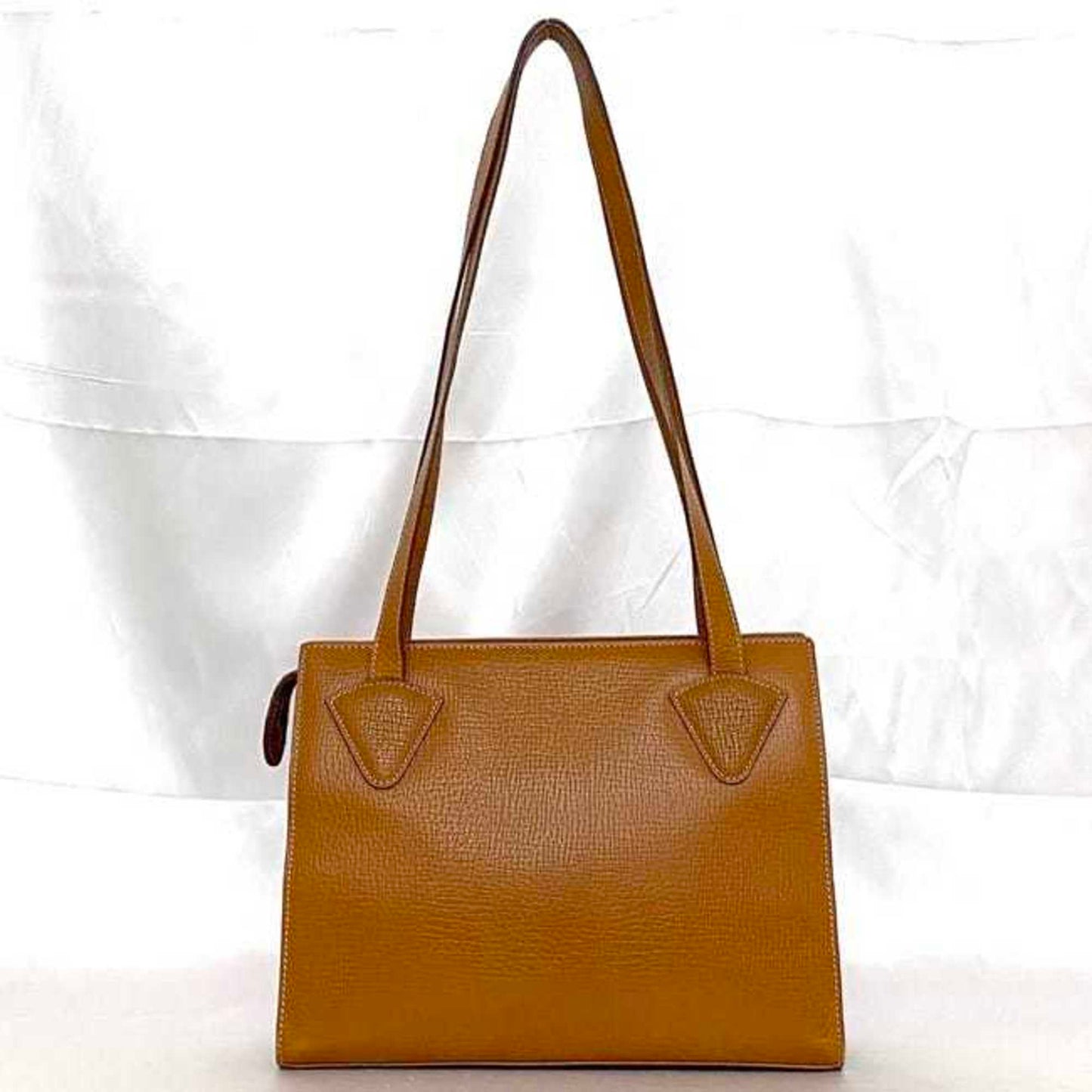 Loewe Shoulder Tote Bag Brown Leather Grain