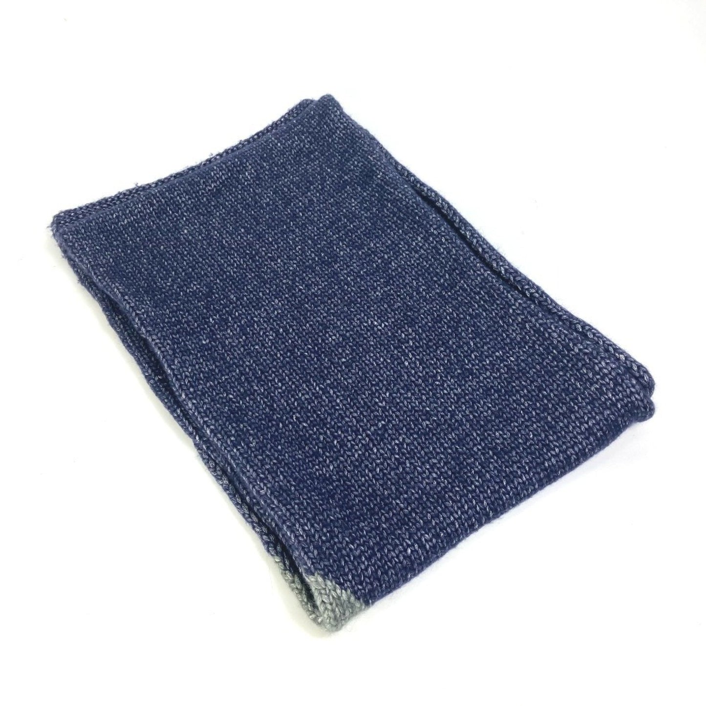 Fendi F Logo Knitted Scarf Wool Silk