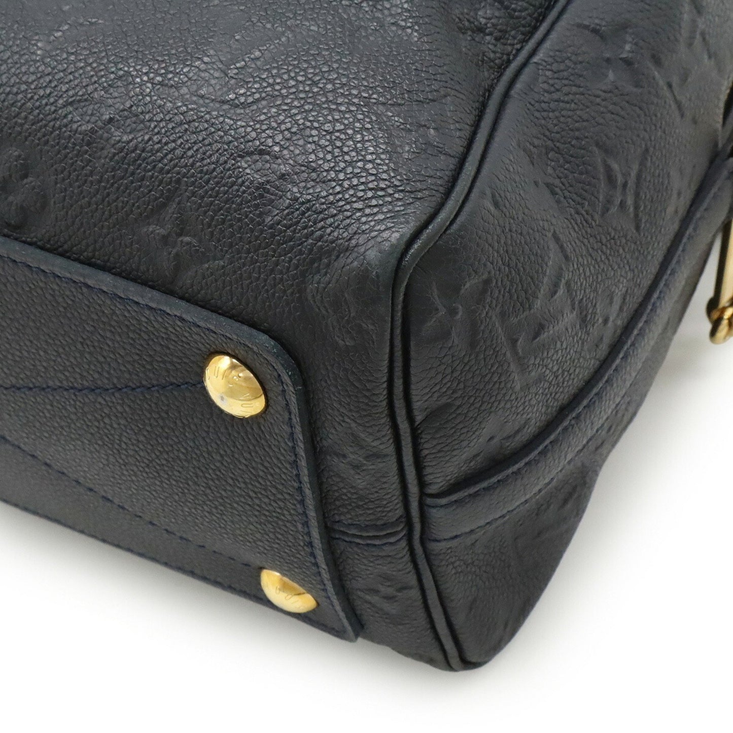 Louis Vuitton Monogram Empreinte Speedy Bandouliere 25 Handbag/Shoulder Bag Infini Navy M40762