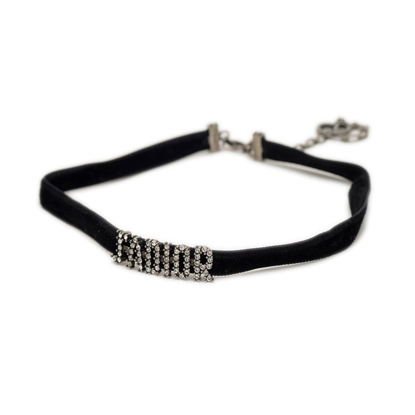 Christian Dior Dior Choker Logo J'Adore Rhinestone Bp