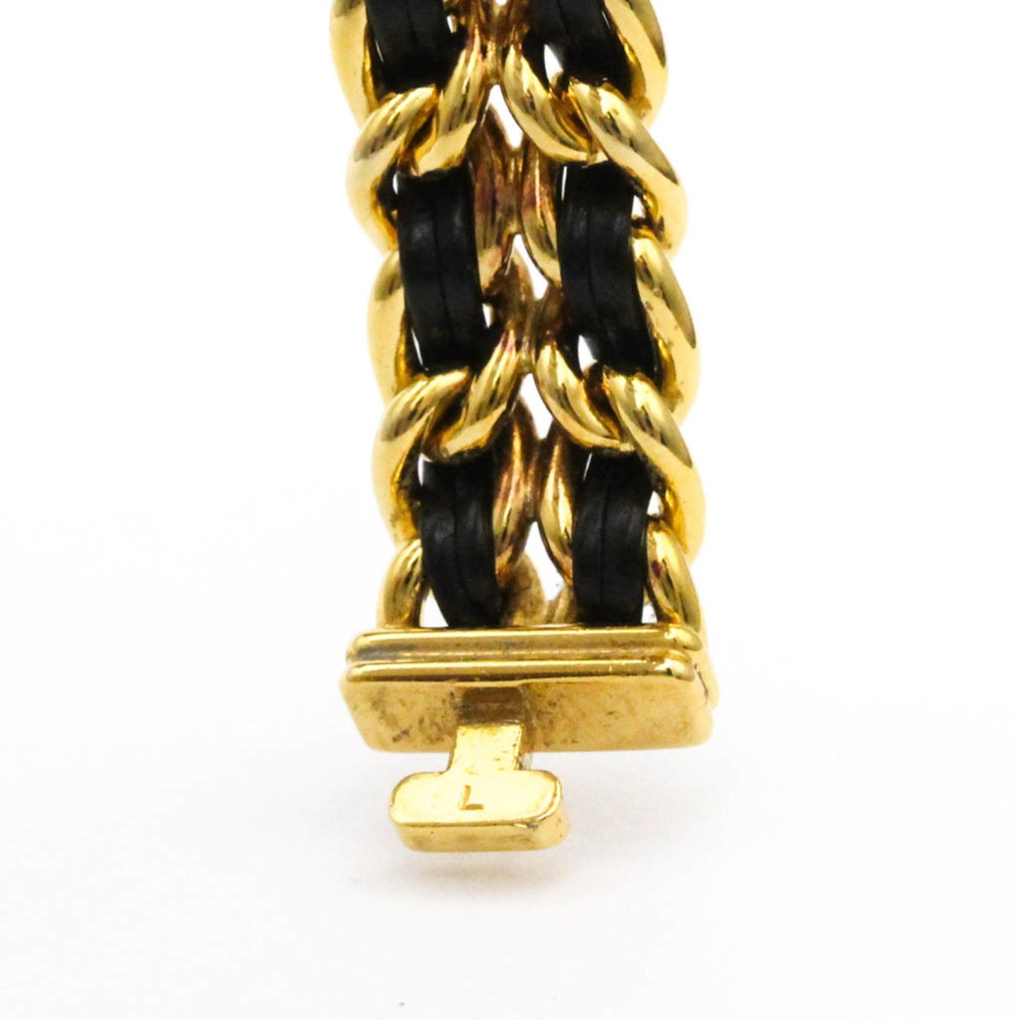 Chanel Premiere Size L Gold Plated Quartz