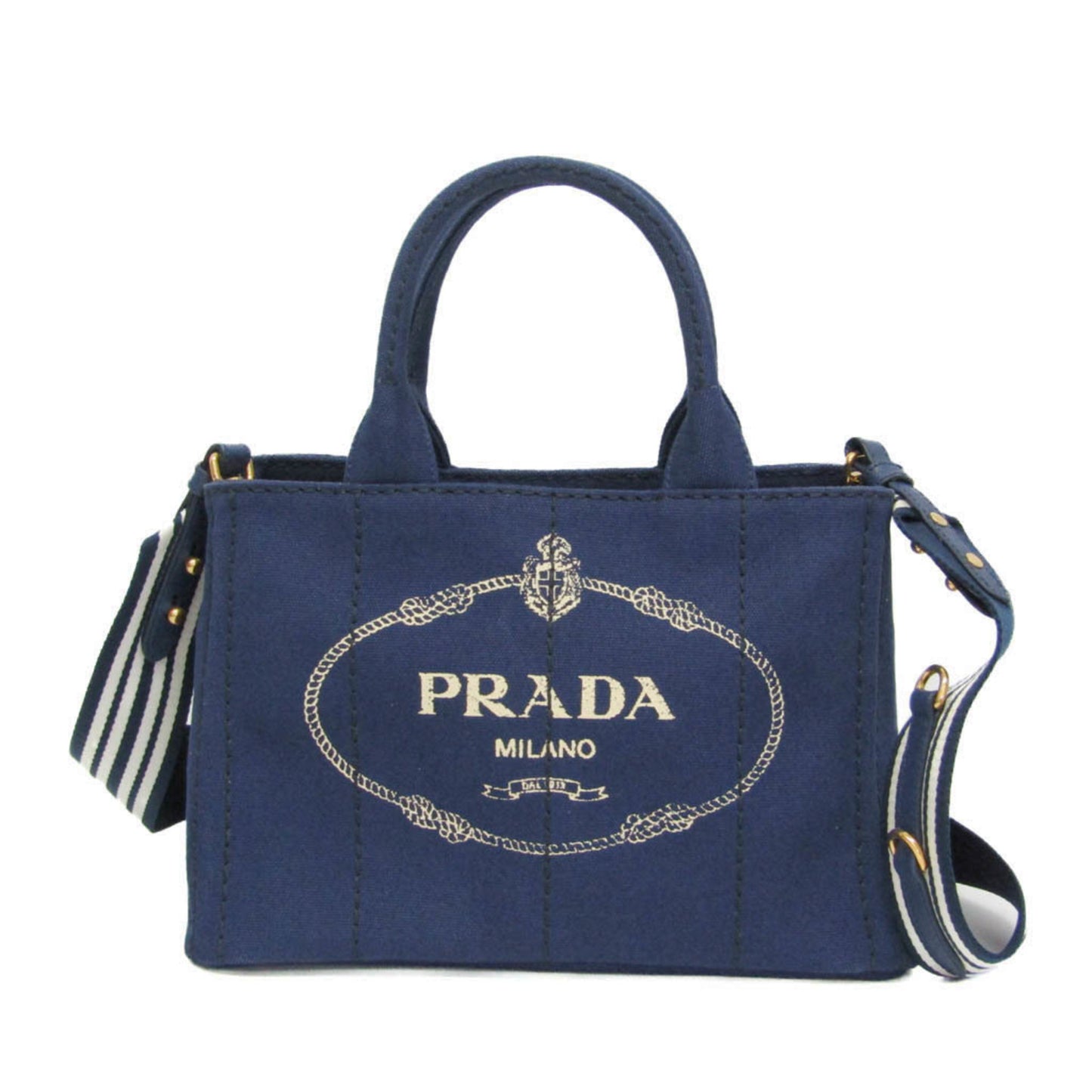 Prada Canapa S Size 1Bg439 Women'S Canvas Shoulder Bag