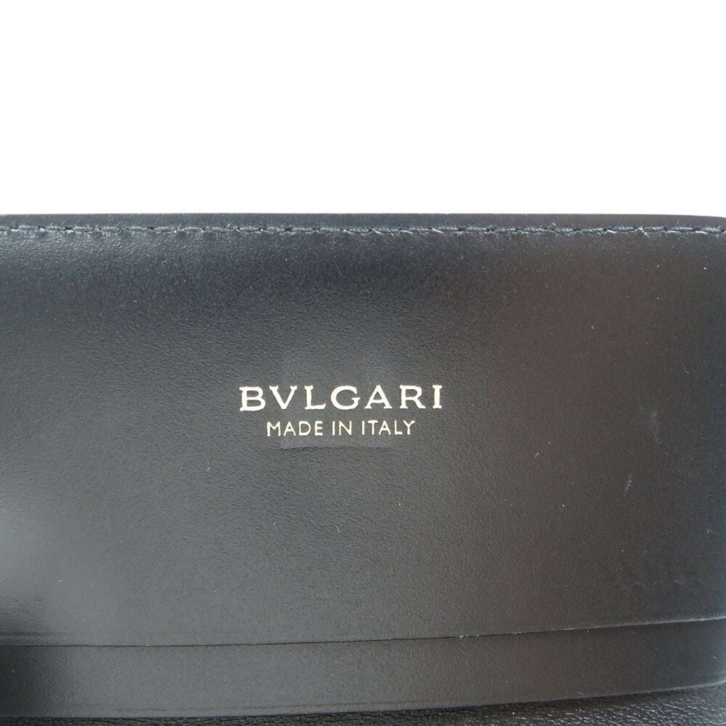 Bvlgari Leather Red Clip Card Case Business Holder 1015Bvlgari