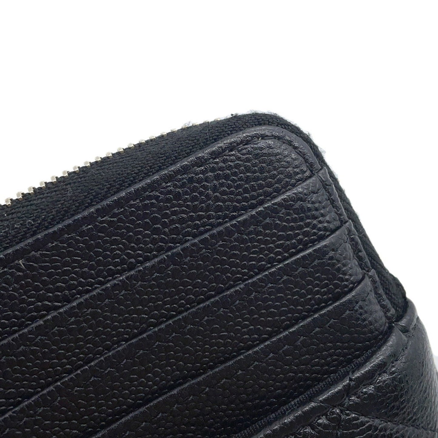 Chanel Wallet/Coin Case Matelasse Coco Mark Caviar Skin Ap2061 Chanel Wallet Coin Purse Black