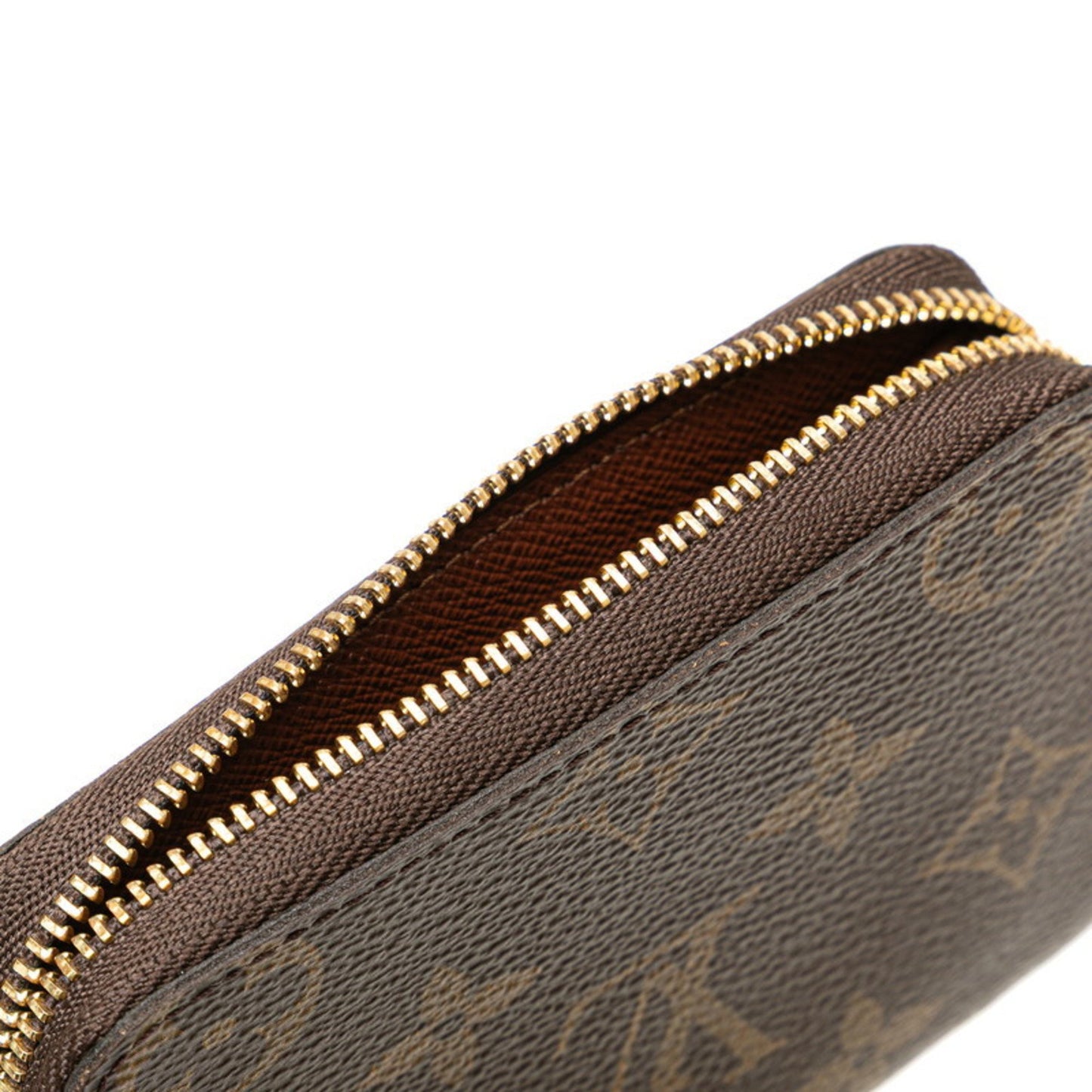 Louis Vuitton Monogram Zippy Coin Purse M60067 Brown Leather