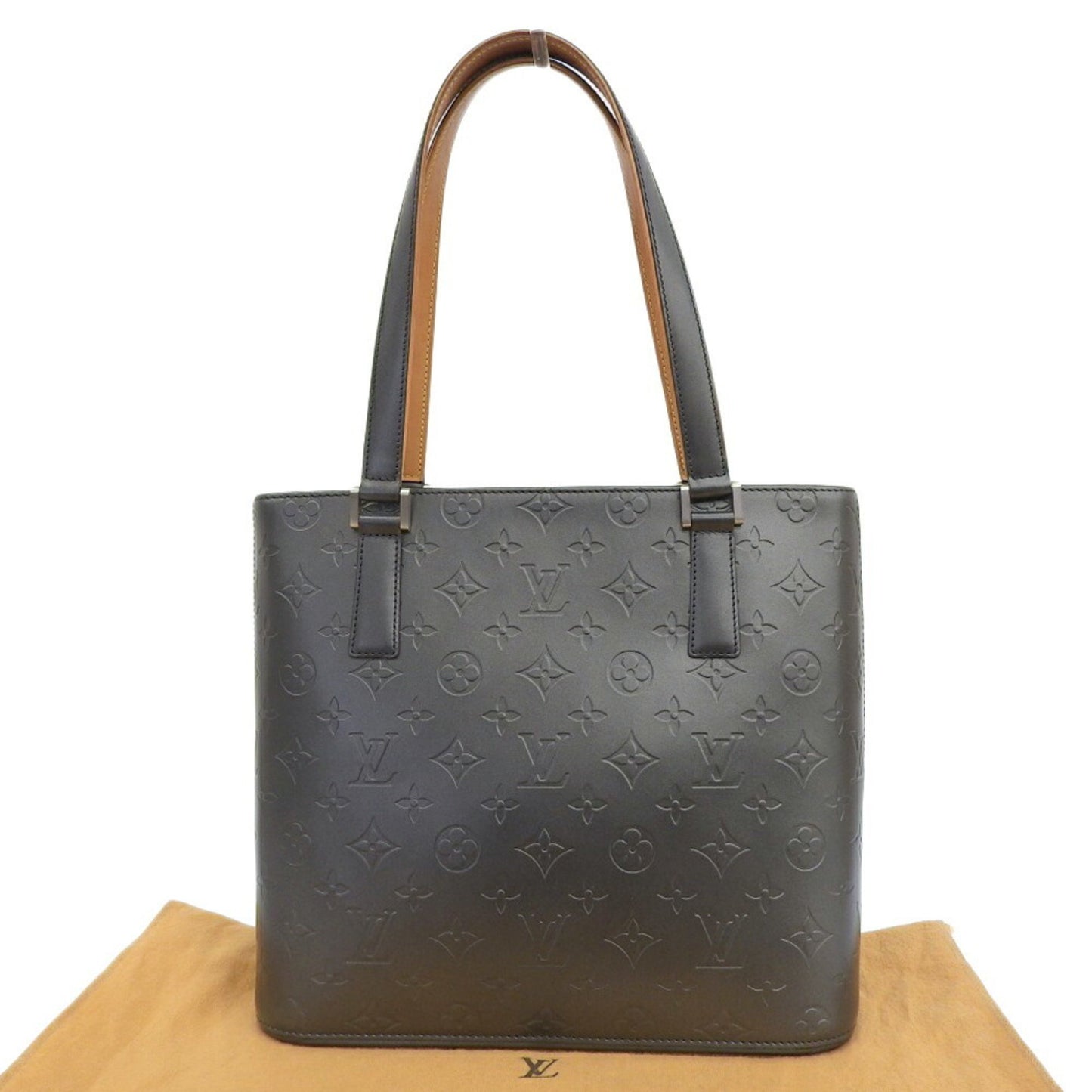 Louis Vuitton Louis Vuitton Monogram Matte Stockton M55112 Tote Bag Shoulder Noir