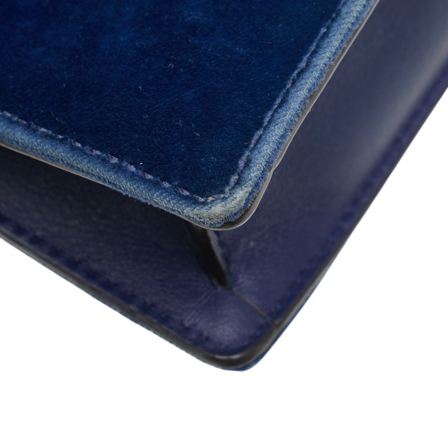 Gucci Dionysus Chain Crossbody Shoulder Bag 476432 Blue Velvet
