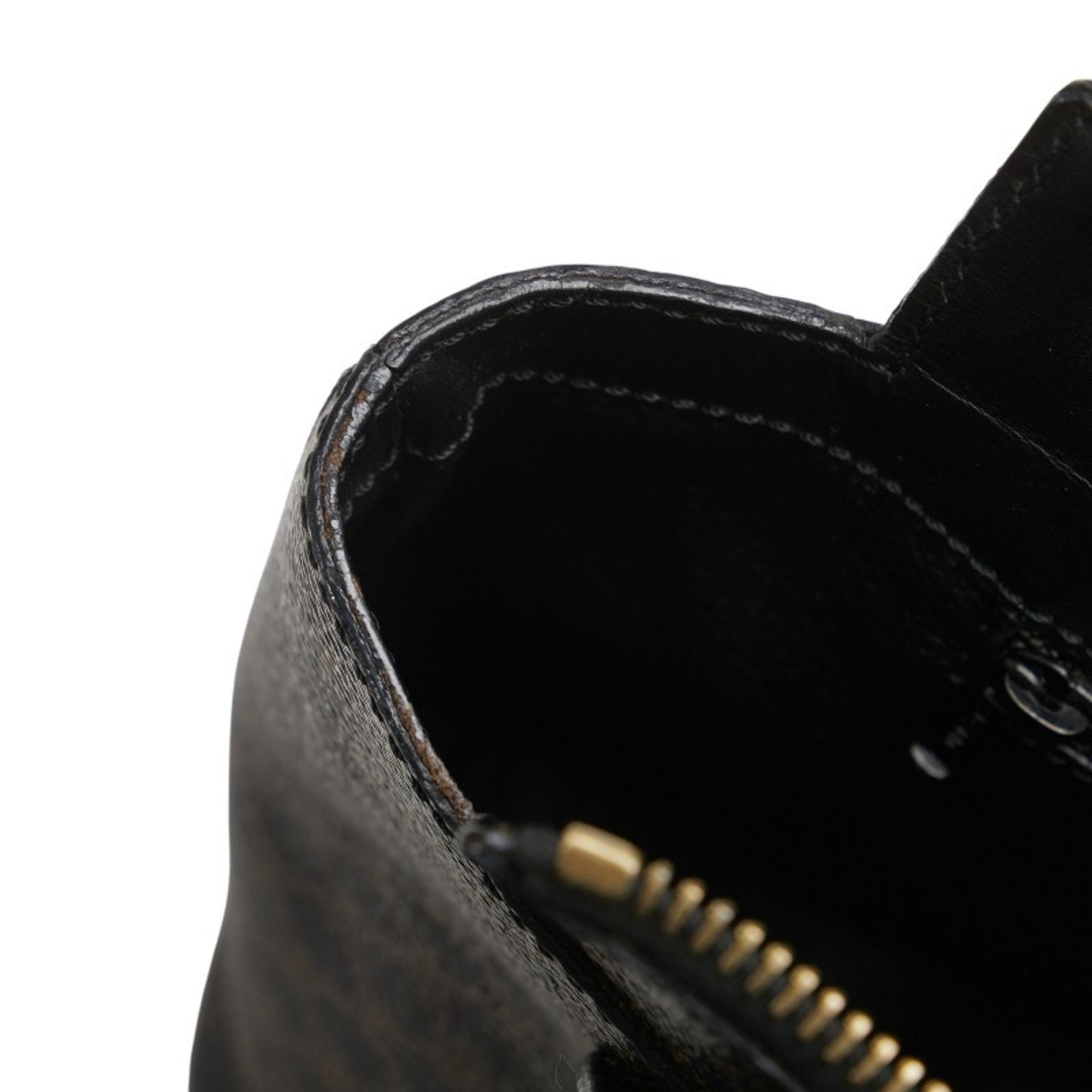 Celine Macadam Handbag In Black