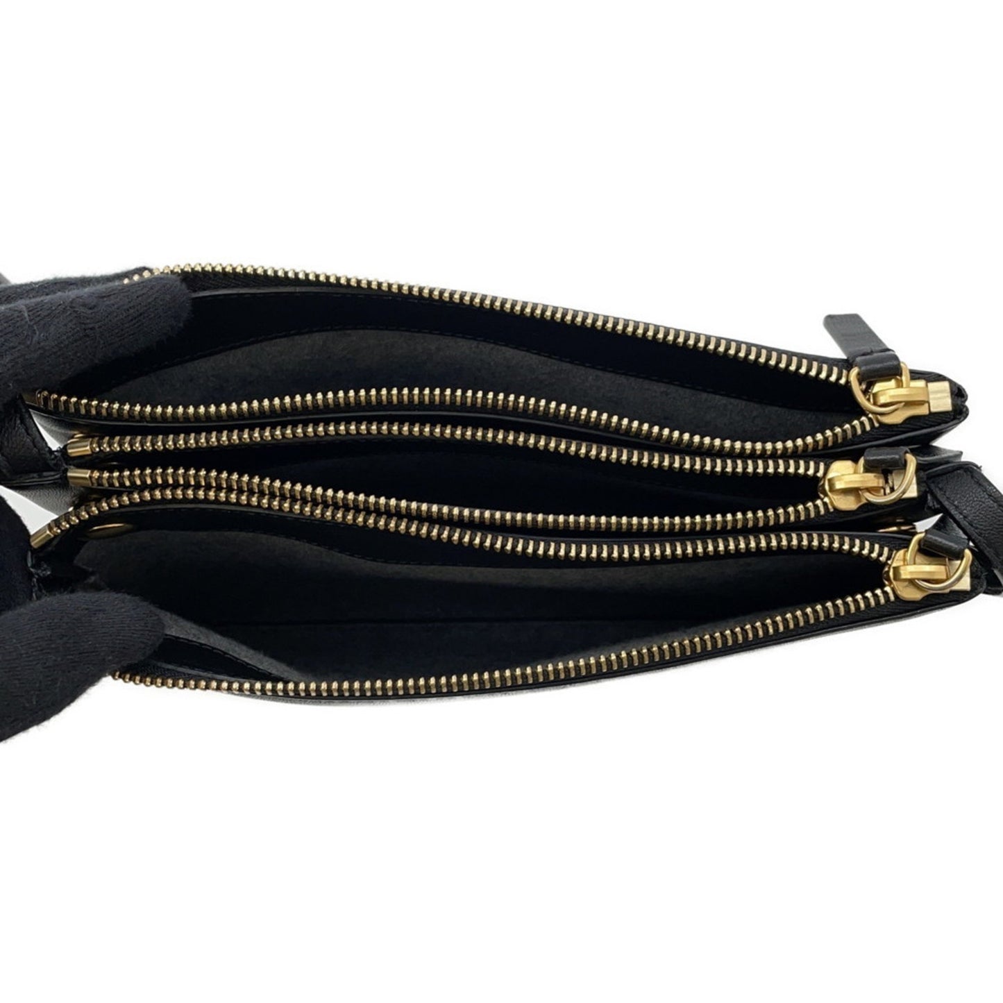 Celine Trio Small Shoulder Bag 192033 Celine Black