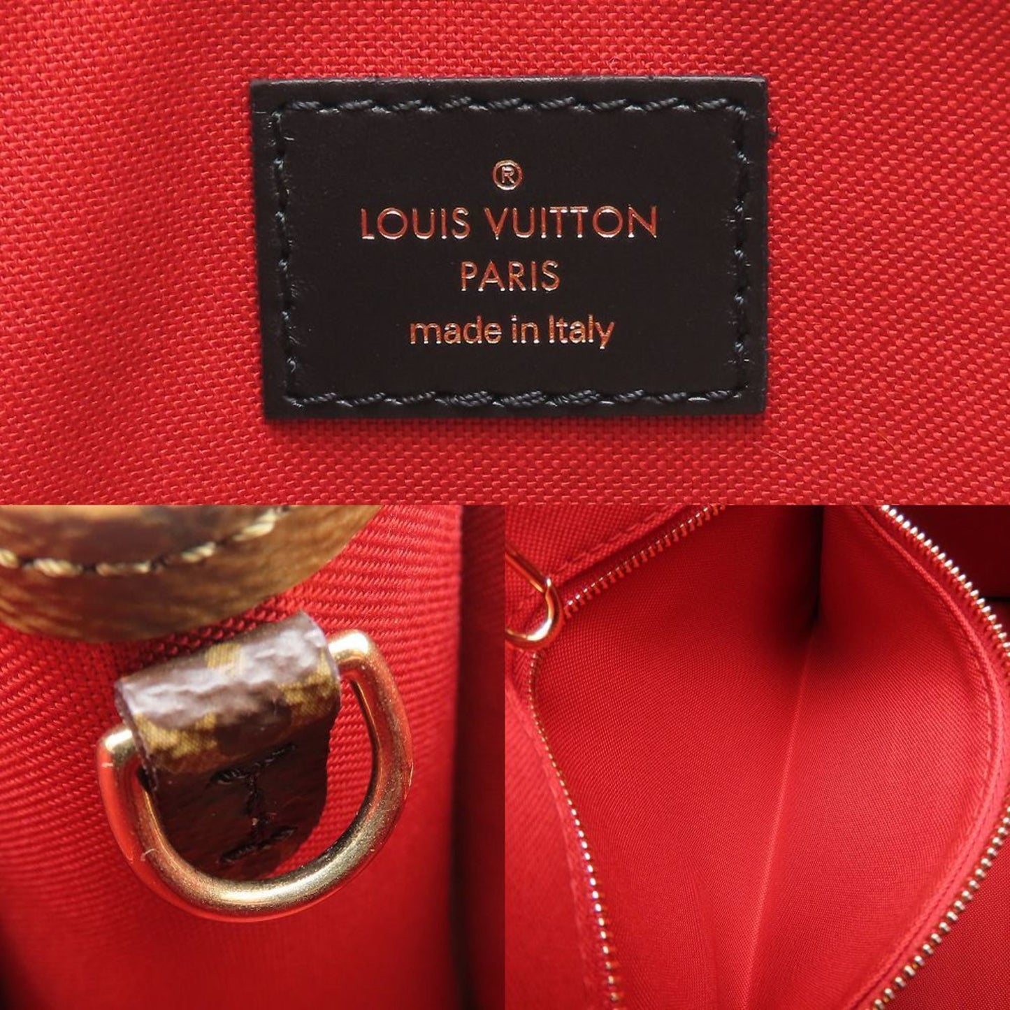 Louis Vuitton Louis Vuitton Monogram Giant Reverse On-The-Go Pm M46373 Handbag 2Way Brown 352427