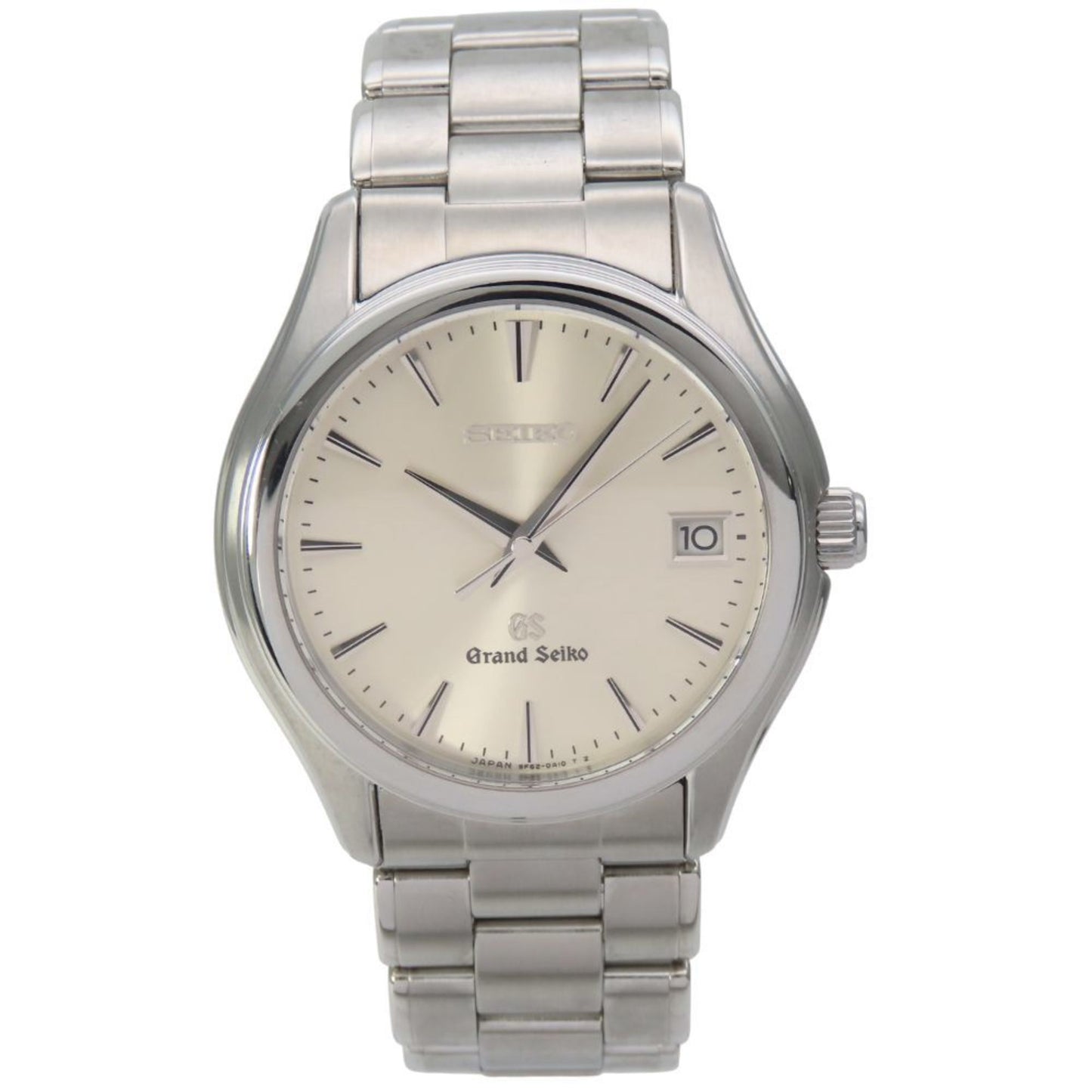 Seiko Grand 9F62-0A10 Stainless Steel Watch With Silver Dial