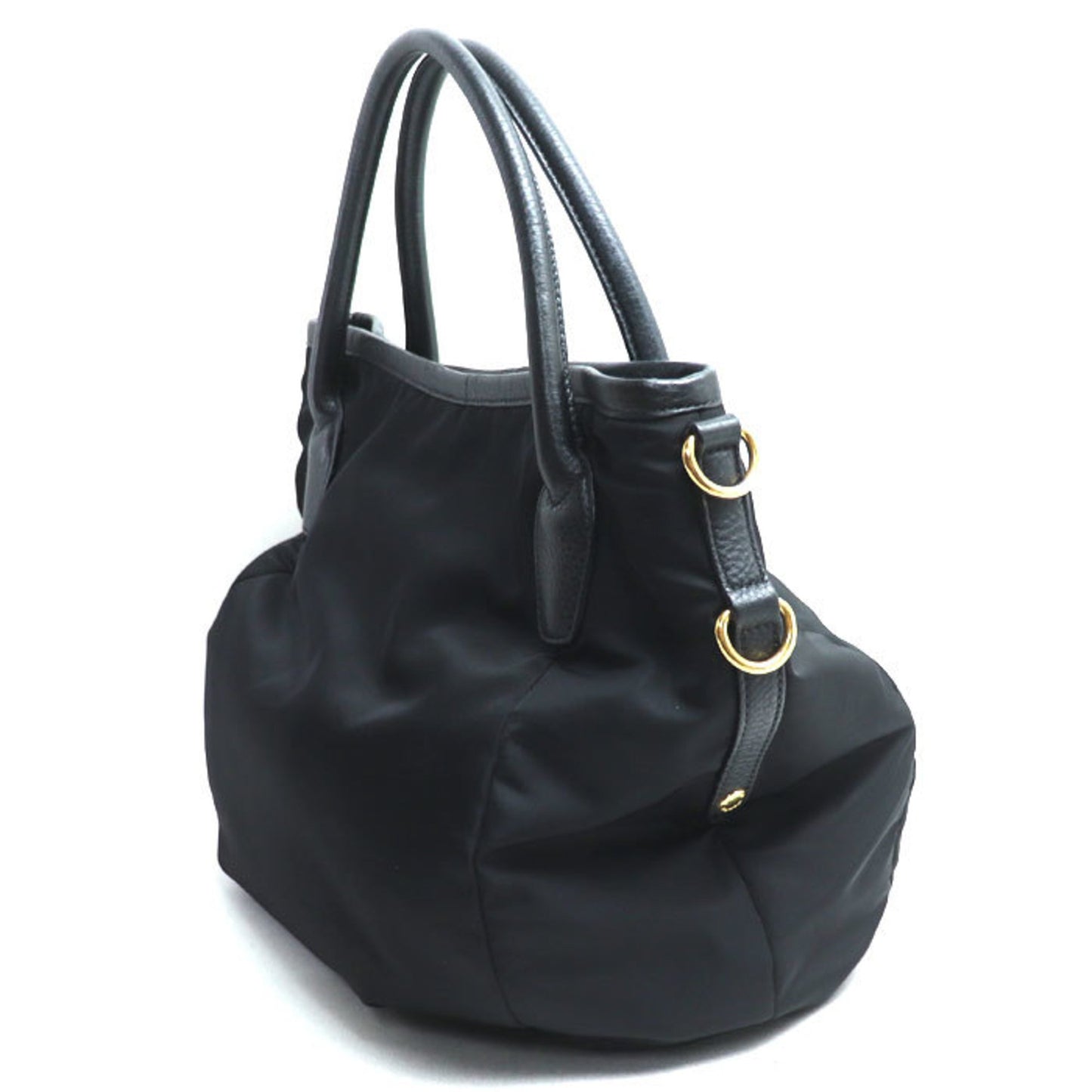 Prada Tessuto Vitello Dino Handbag In Black