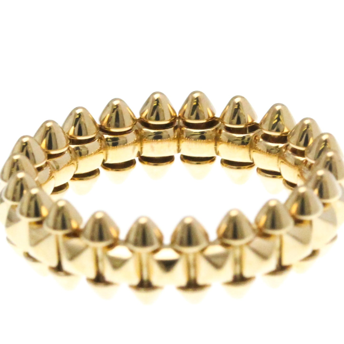 Cartier Crash De Cartier Ring Sm B4229852 Pink Gold (18K) Fashion No Stone Band Ring Pink Gold