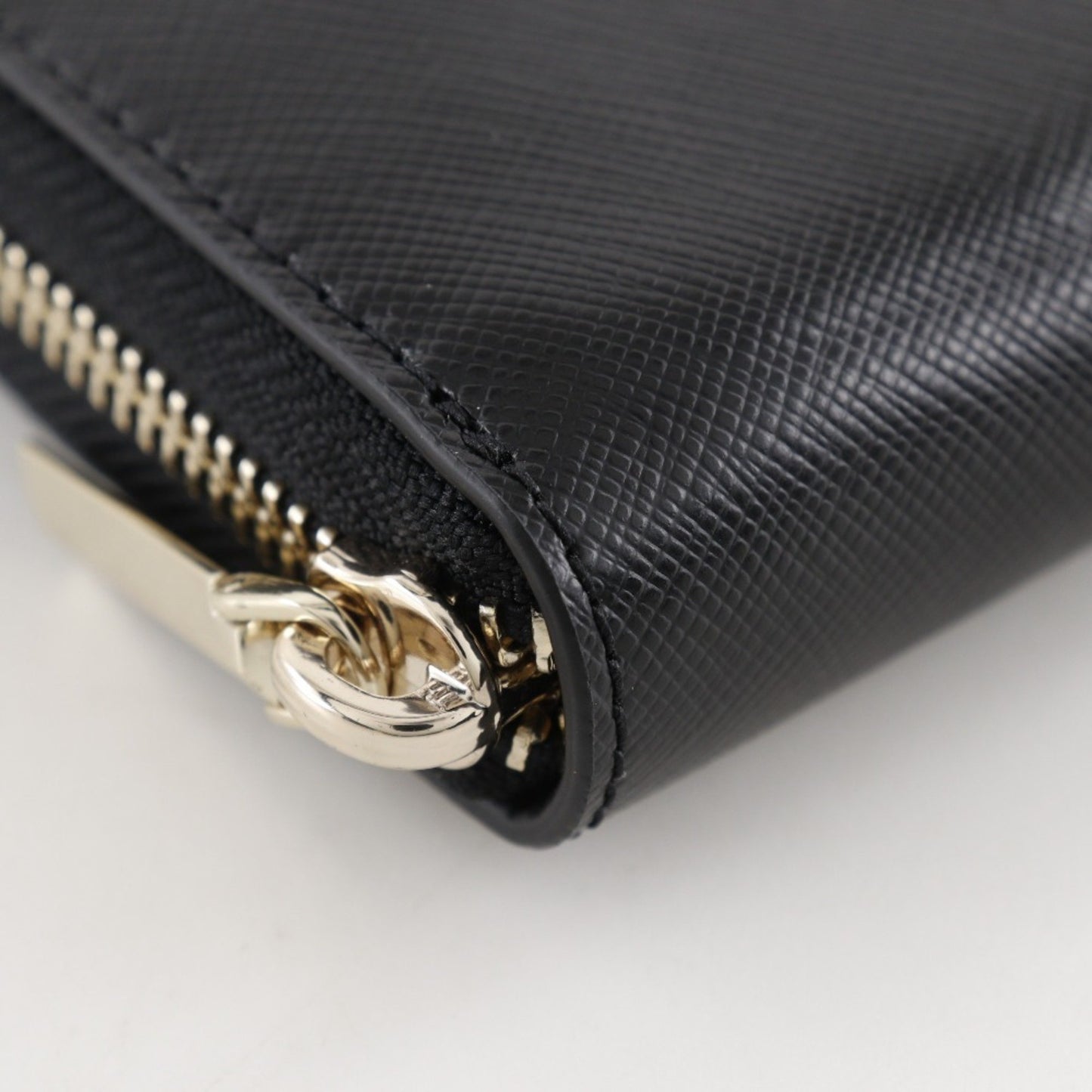Kate Spade Spencer Round Long Wallet Pwr00281 Leather Black Zip Around